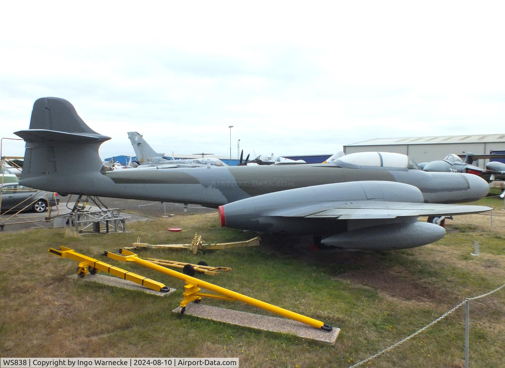 WS838, 1954 Gloster Meteor NF.14 C/N Not found WS838, Gloster (Armstrong Whitworth) Meteor NF14 at the Midlands Air Museum Coventry