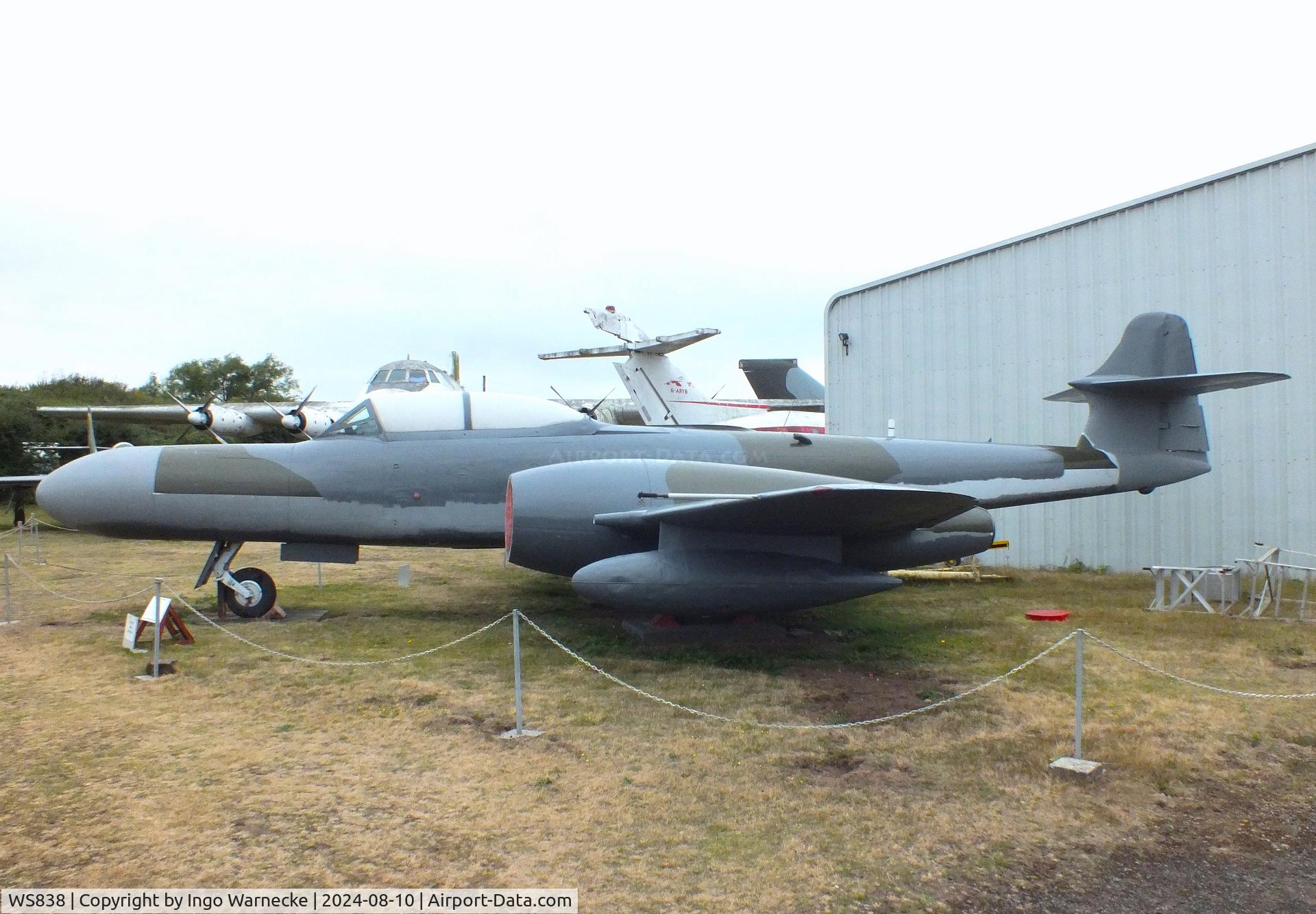 WS838, 1954 Gloster Meteor NF.14 C/N Not found WS838, Gloster (Armstrong Whitworth) Meteor NF14 at the Midlands Air Museum Coventry
