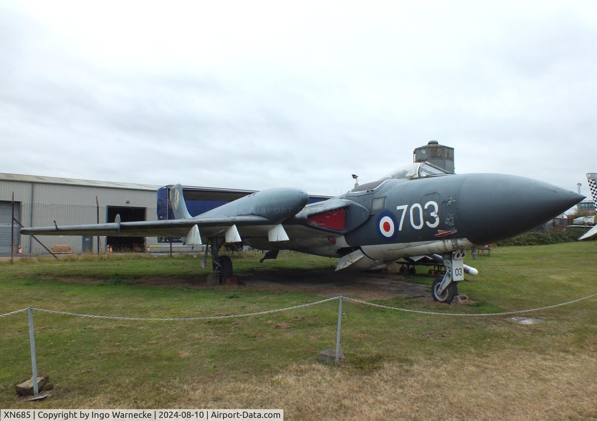 XN685, 1962 De Havilland DH-110 Sea Vixen FAW.2 C/N 10093, De Havilland D.H.110 Sea Vixen FAW2 at the Midlands Air Museum Coventry