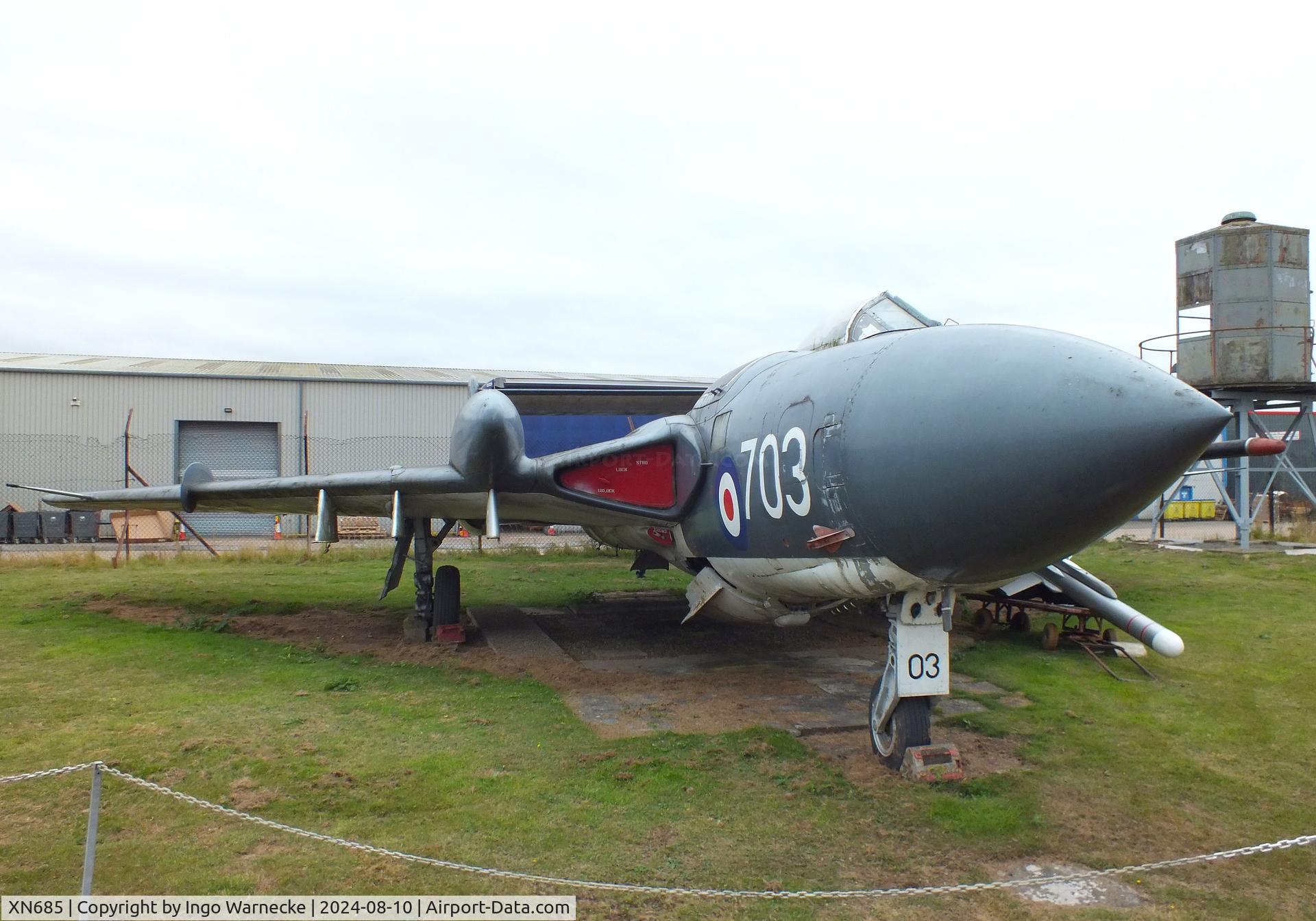 XN685, 1962 De Havilland DH-110 Sea Vixen FAW.2 C/N 10093, De Havilland D.H.110 Sea Vixen FAW2 at the Midlands Air Museum Coventry
