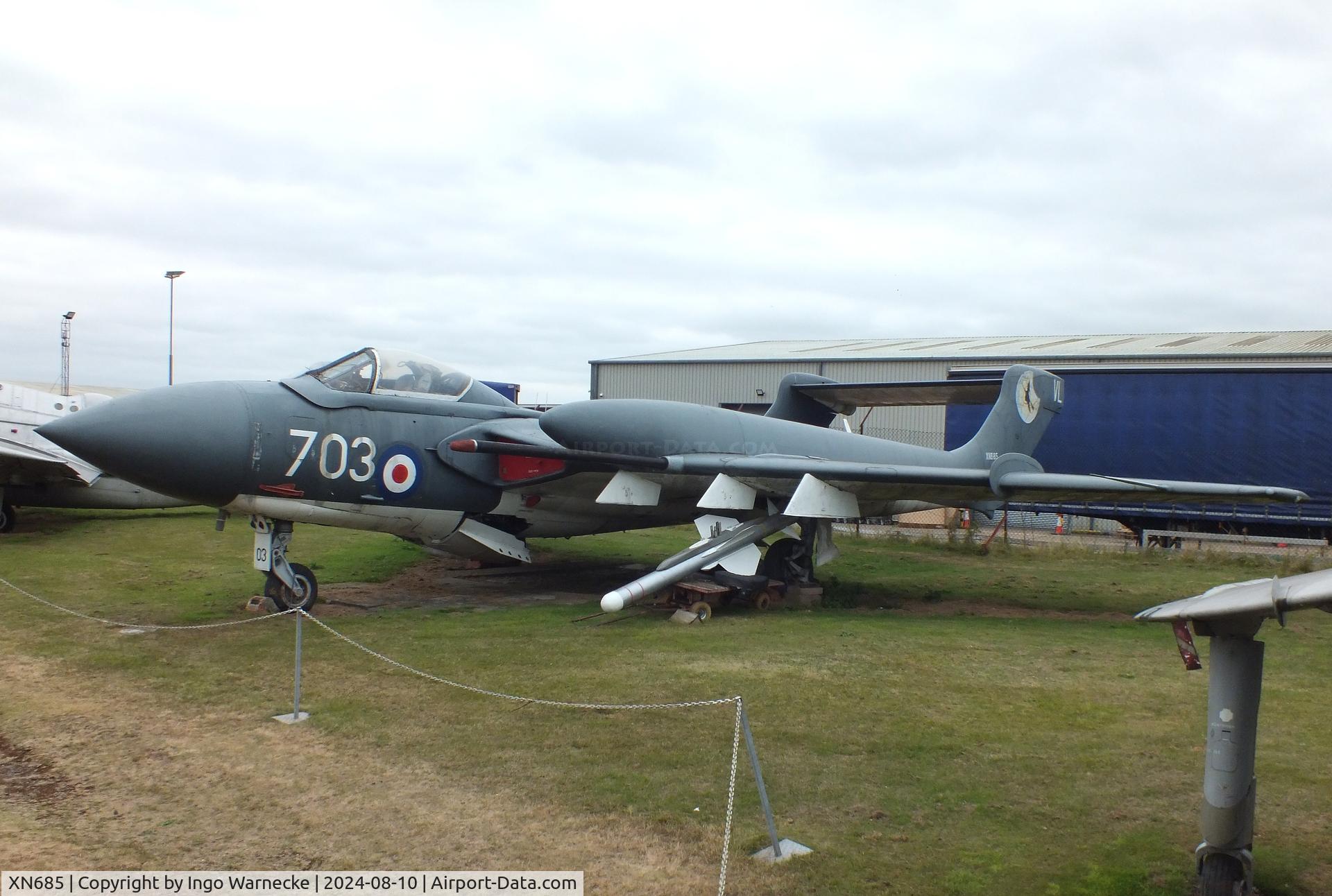 XN685, 1962 De Havilland DH-110 Sea Vixen FAW.2 C/N 10093, De Havilland D.H.110 Sea Vixen FAW2 at the Midlands Air Museum Coventry