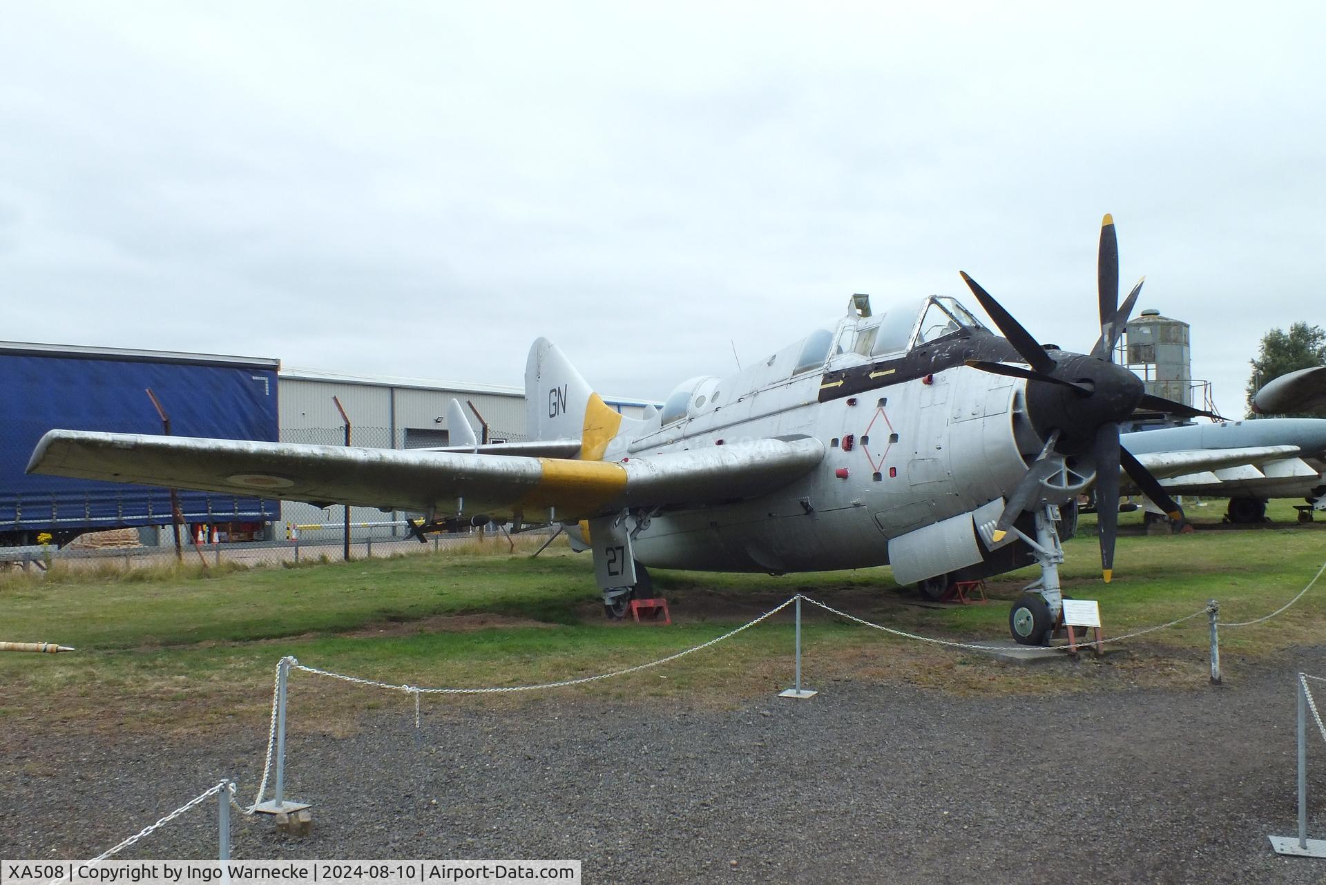 XA508, 1955 Fairey Gannet T.2 C/N F9327, Fairey Gannet T2 at the Midlands Air Museum Coventry