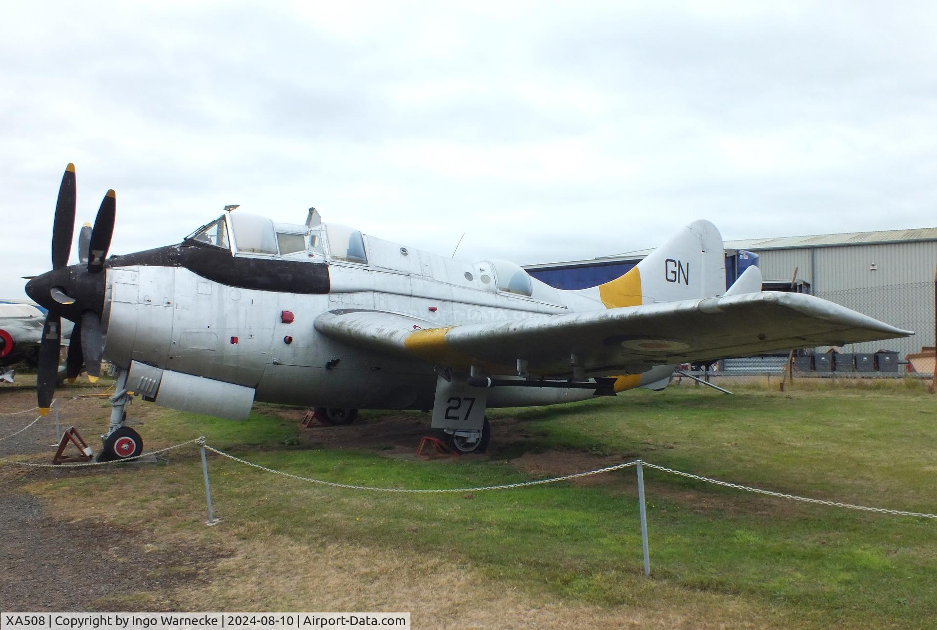XA508, 1955 Fairey Gannet T.2 C/N F9327, Fairey Gannet T2 at the Midlands Air Museum Coventry