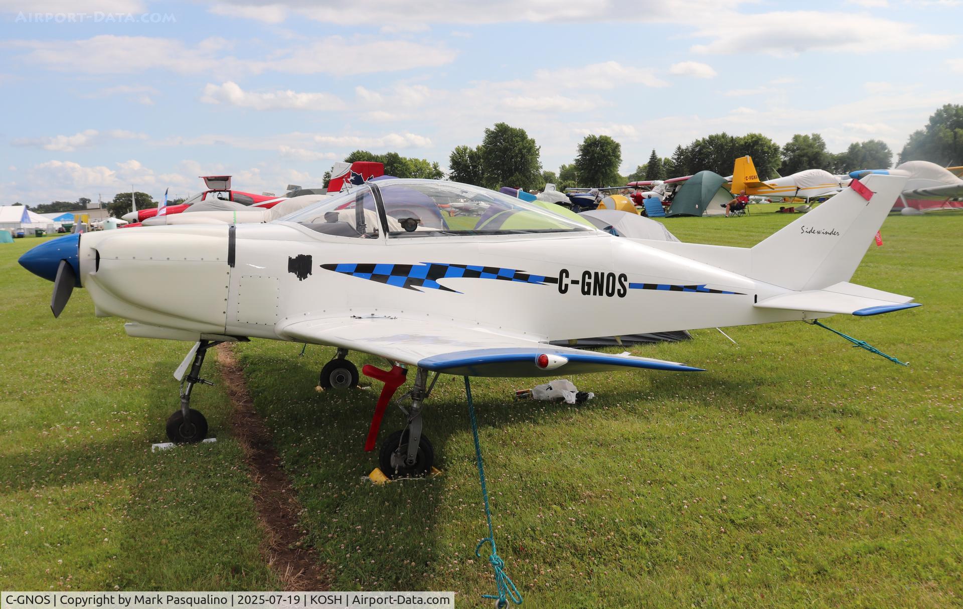 C-GNOS, Smyth SIDEWINDER C/N 1001, Sidewinder