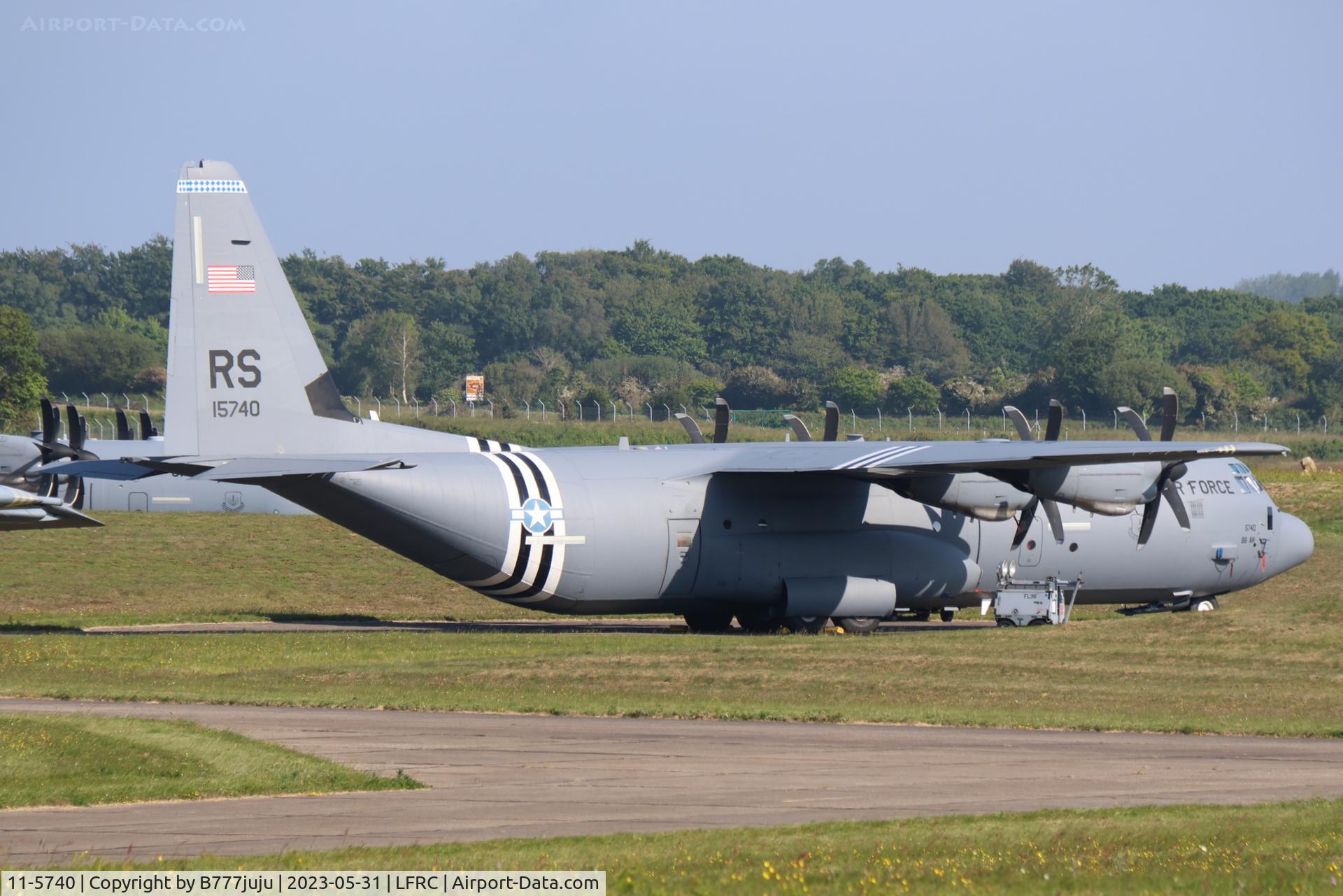 11-5740, 2013 Lockheed Martin C-130J-30 Super Hercules C/N 382-5740, at Cherbourg