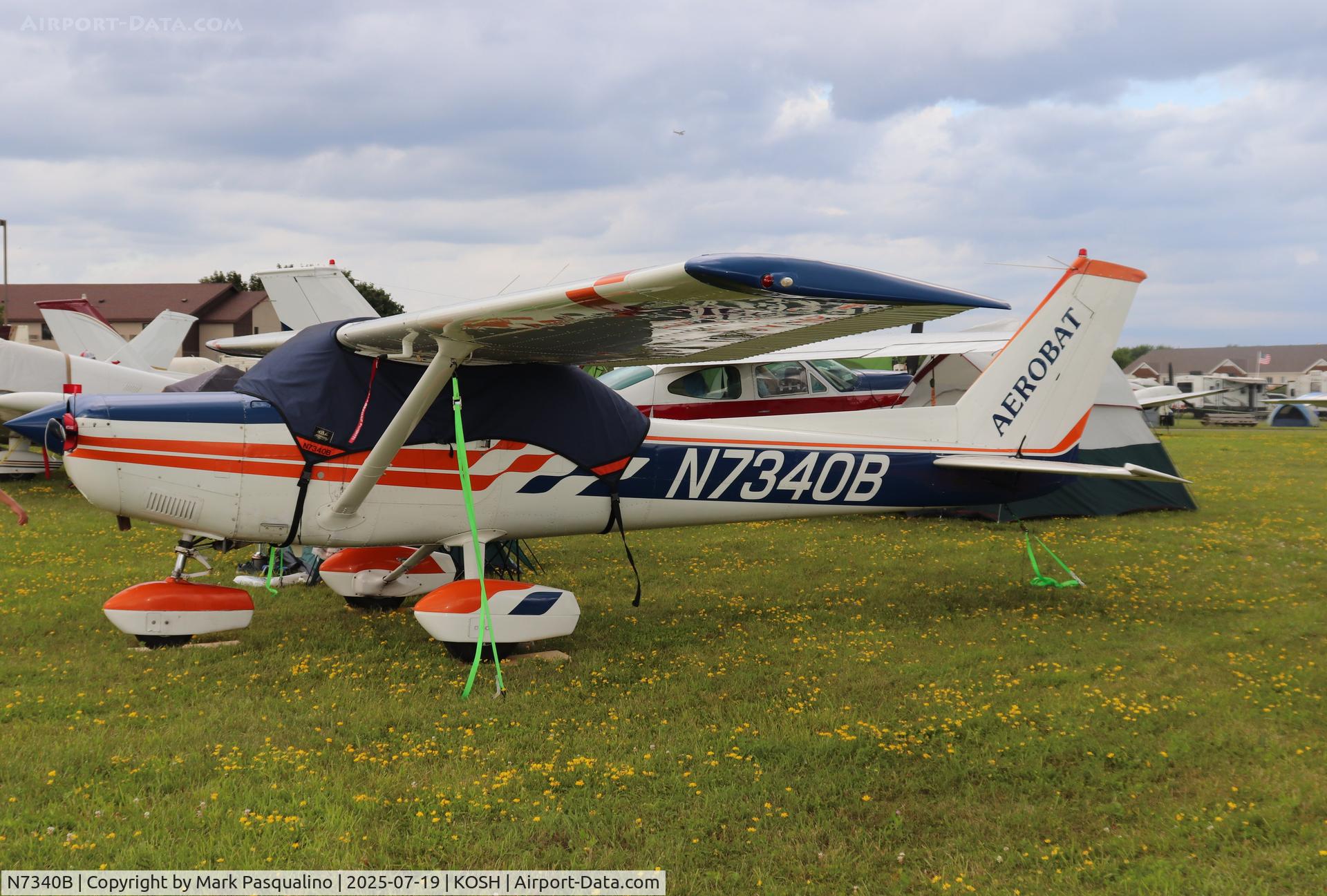 N7340B, 1977 Cessna A152 Aerobat C/N A1520752, Cessna A152