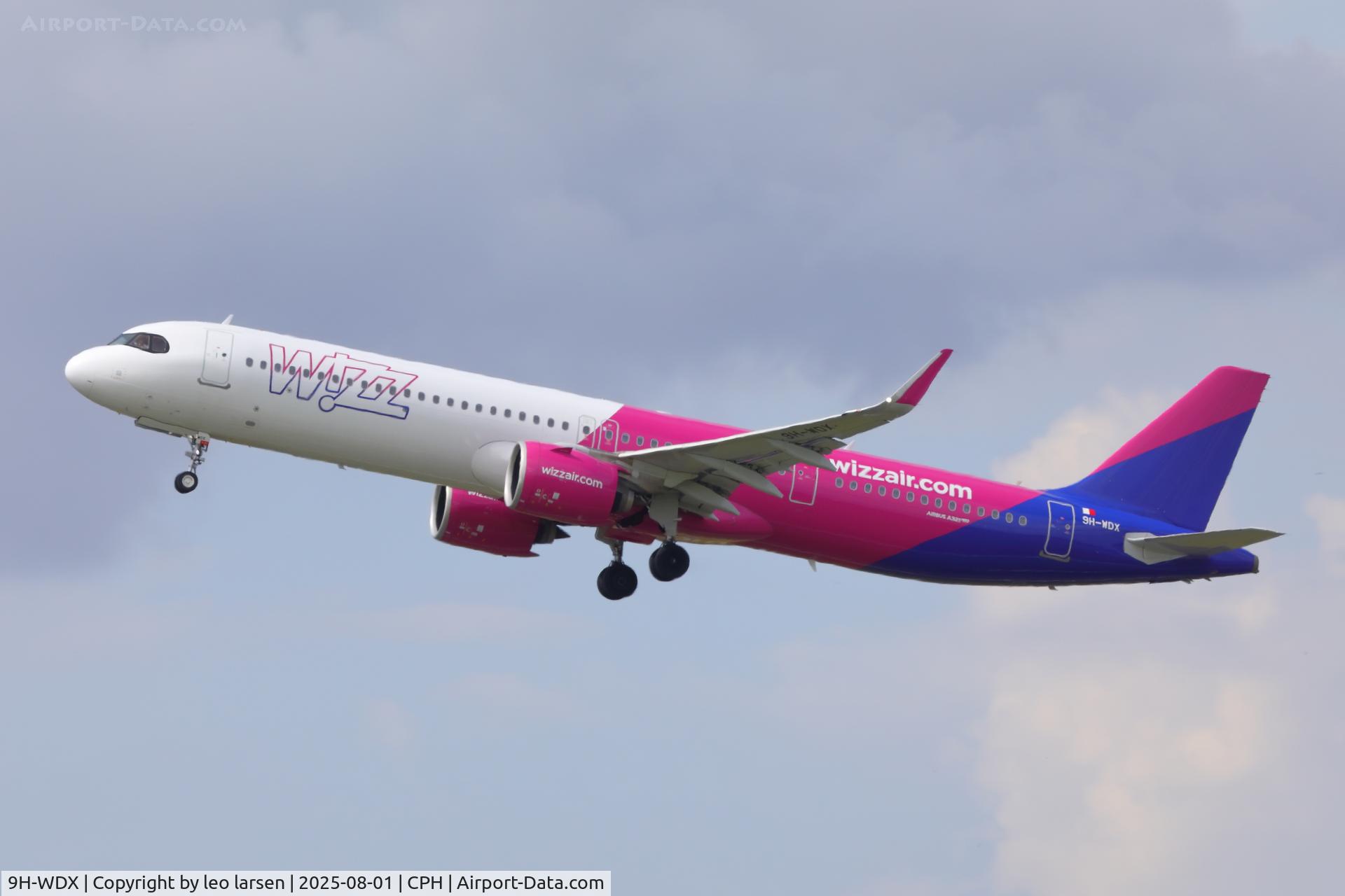 9H-WDX, Airbus 321-271NX C/N 11710, Copenhagen 1.8.2025