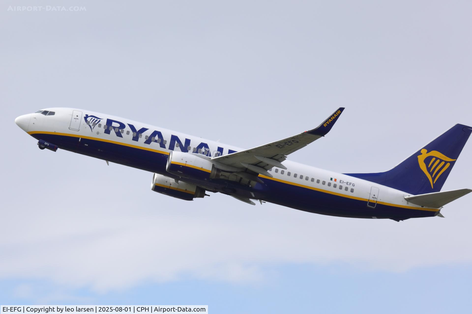 EI-EFG, 2009 Boeing 737-8AS C/N 35014, Copenhagen 1.8.2025 T/OR-22R