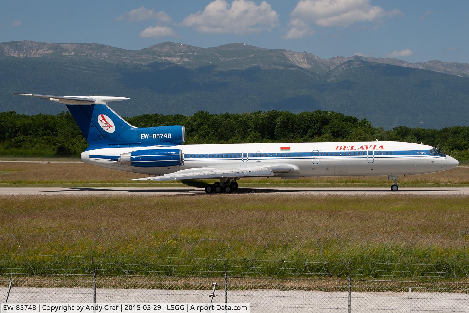 EW-85748, 1992 Tupolev Tu-154M C/N 92A924, Belavia Tu154M
