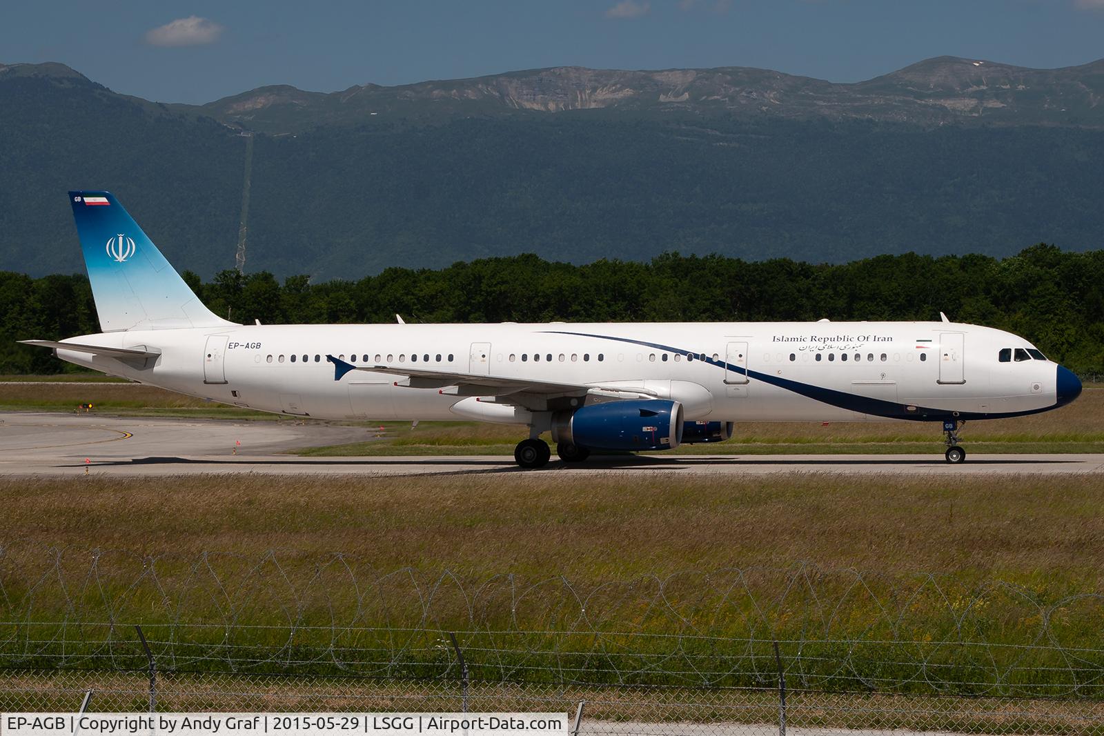 EP-AGB, 2000 Airbus A321-231 C/N 1202, Goverment of Iran A321