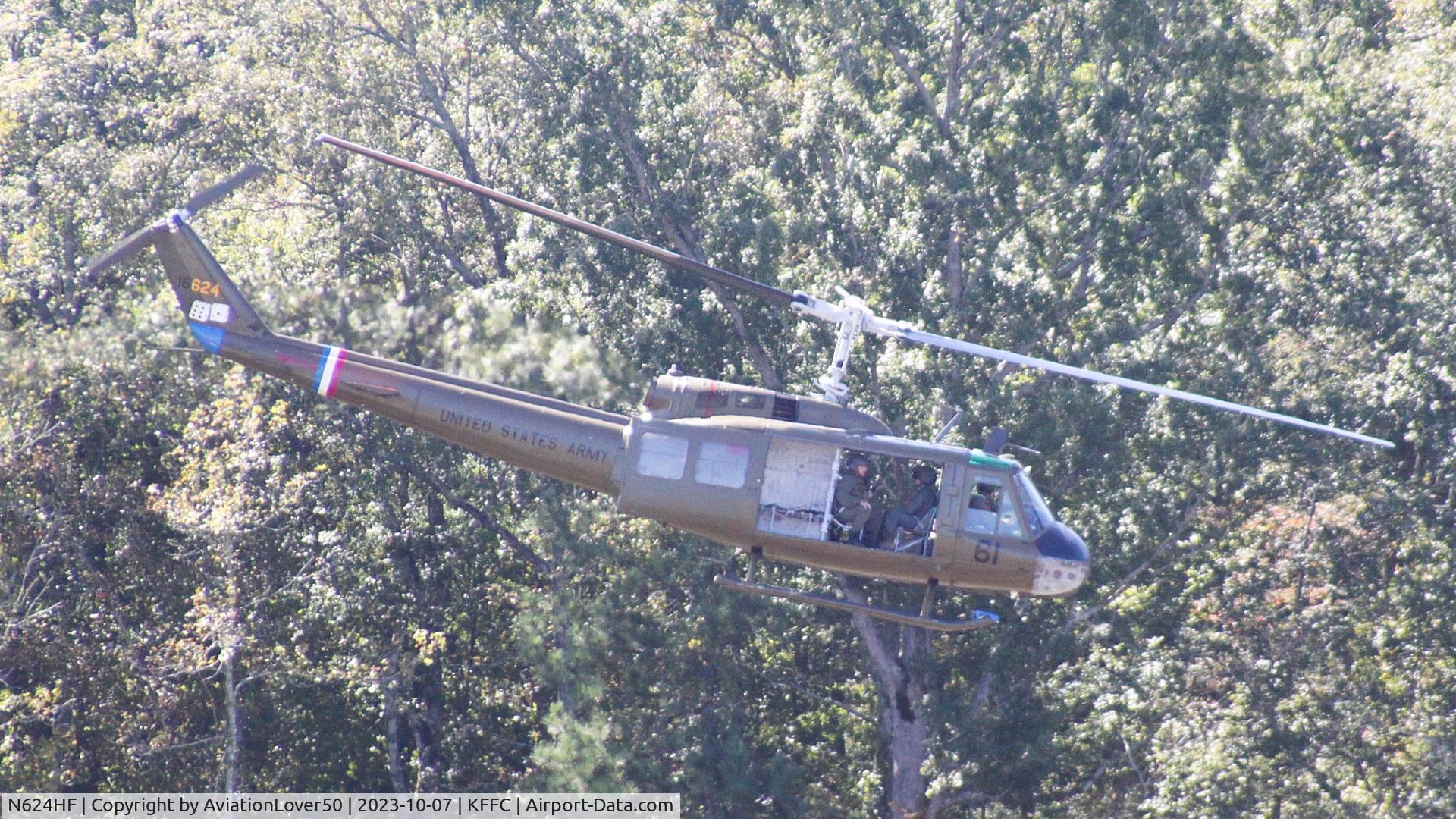 N624HF, 1966 Bell UH-1D Iroquois C/N 8819, AAHF UH-1H