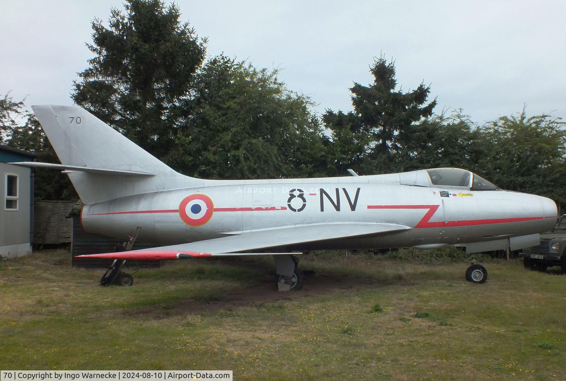 70, Dassault Mystère IVA C/N 70, Dassault Mystère IVA at the Midlands Air Museum Coventry