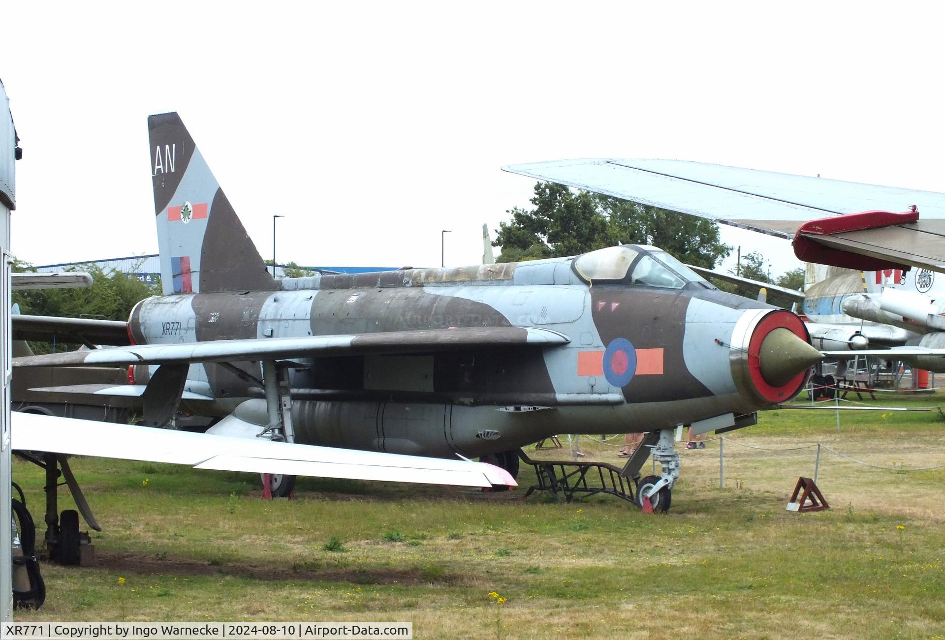 XR771, 1966 English Electric Lightning F.6 C/N 95236, English Electric Lightning F6 at the Midlands Air Museum Coventry