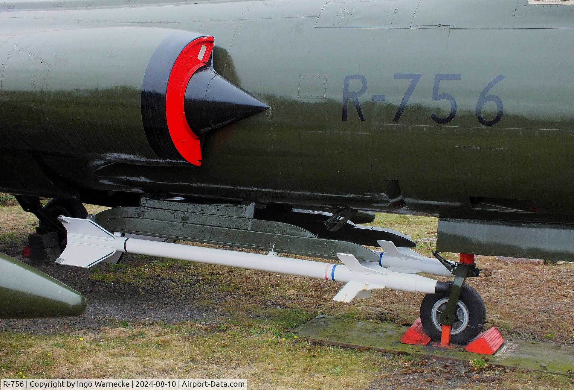 R-756, 1964 Lockheed F-104G Starfighter C/N 683D-6101, Lockheed F-104G Starfighter at the Midlands Air Museum Coventry