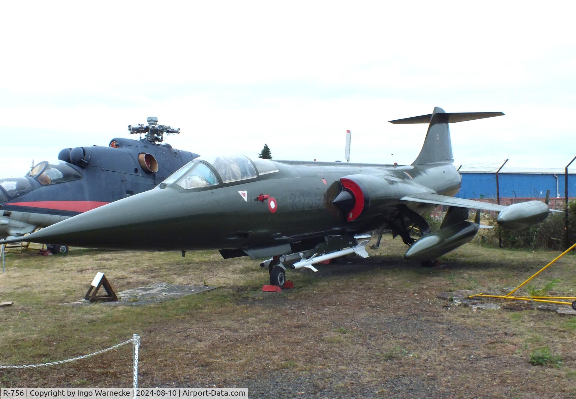 R-756, 1964 Lockheed F-104G Starfighter C/N 683D-6101, Lockheed F-104G Starfighter at the Midlands Air Museum Coventry