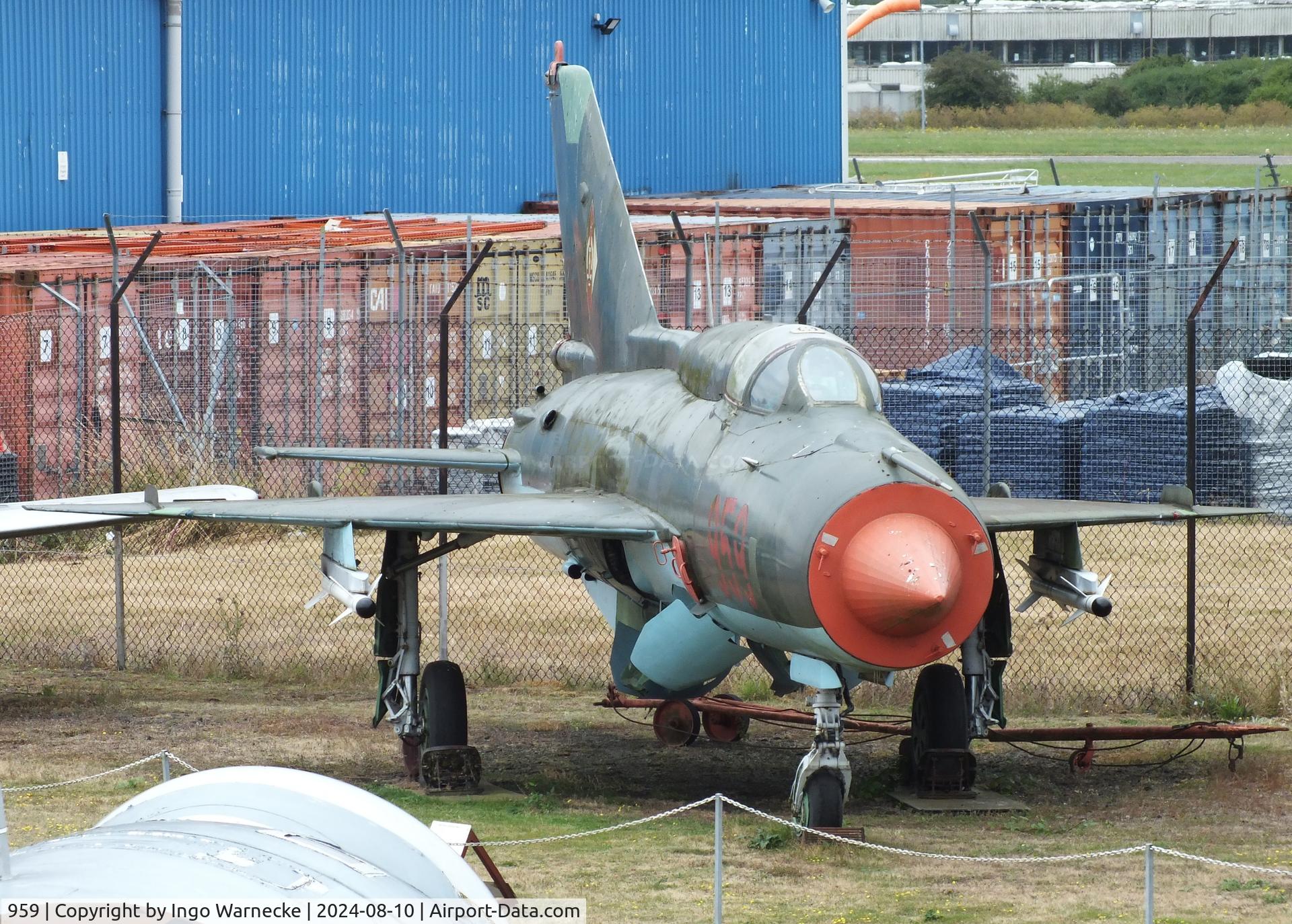 959, 1968 Mikoyan-Gurevich MiG-21SPS C/N 94A6503, Mikoyan i Gurevich MiG-21SPS FISHBED-F at the Midlands Air Museum Coventry