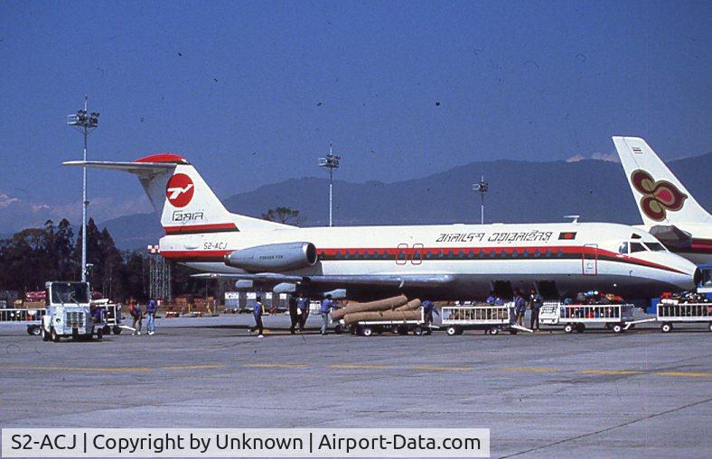 S2-ACJ, 1981 Fokker F-28-4000 Fellowship C/N 11180, Date, location and photographer unknown