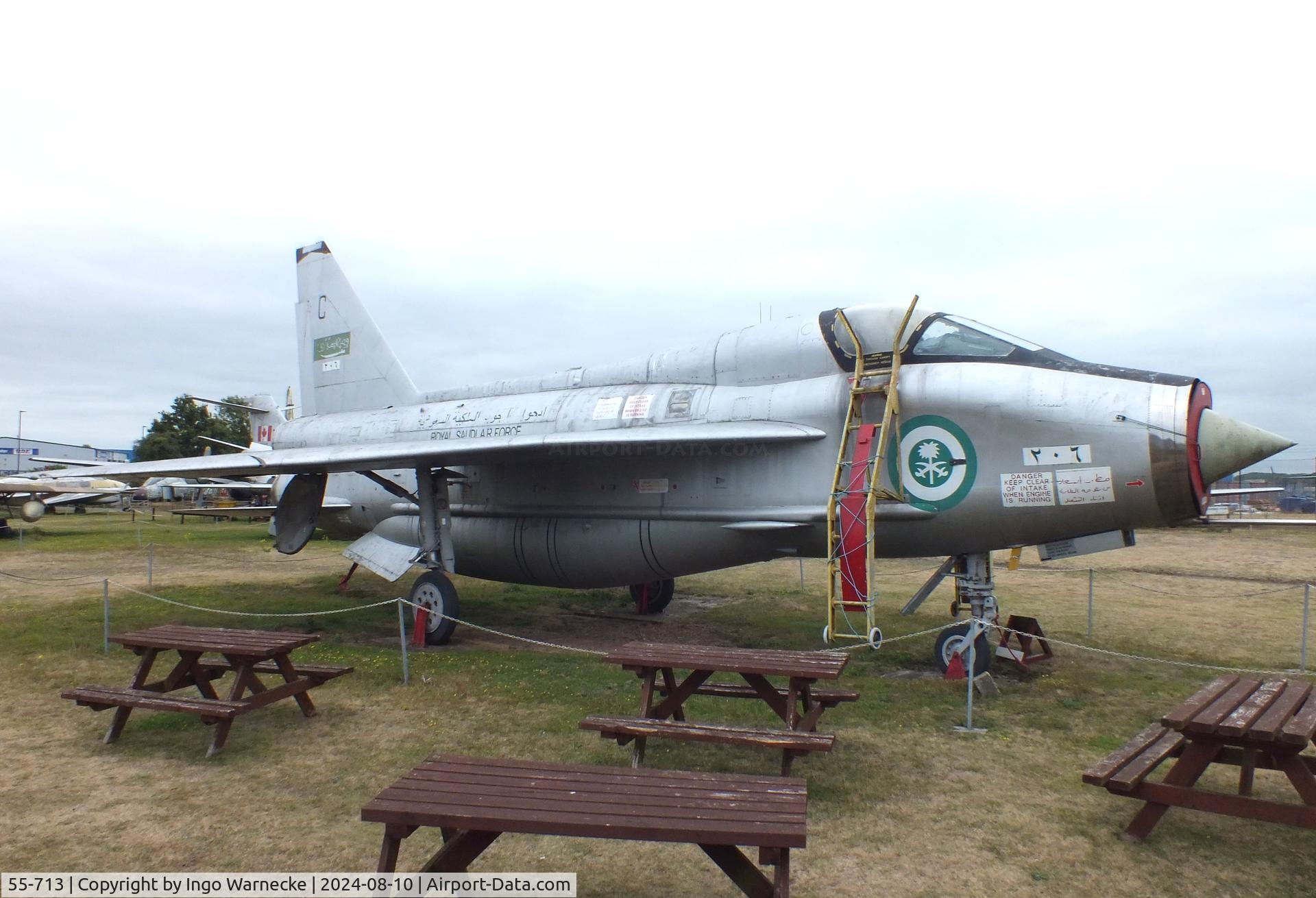 55-713, English Electric Lightning T.55 C/N 95026, English Electric Lightning T55 at the Midlands Air Museum Coventry