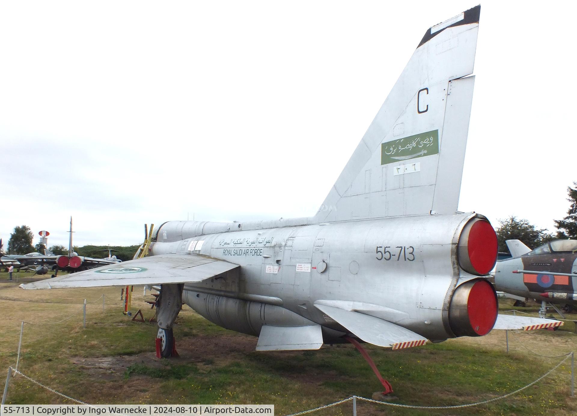 55-713, English Electric Lightning T.55 C/N 95026, English Electric Lightning T55 at the Midlands Air Museum Coventry