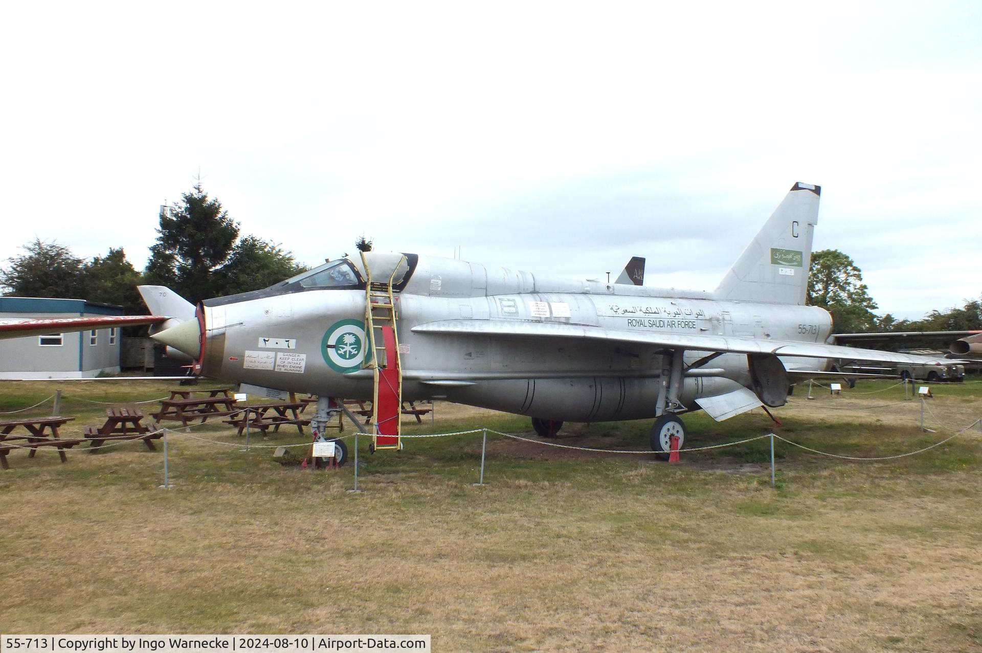 55-713, English Electric Lightning T.55 C/N 95026, English Electric Lightning T55 at the Midlands Air Museum Coventry
