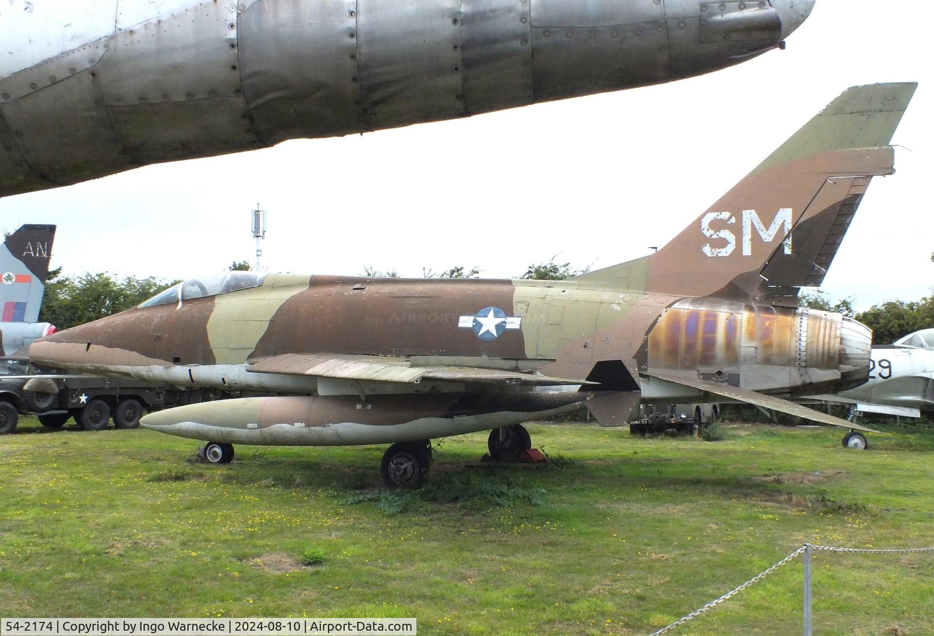 54-2174, North American F-100D  Super Sabre C/N 223-54, North American F-100D Super Sabre at the Midlands Air Museum Coventry