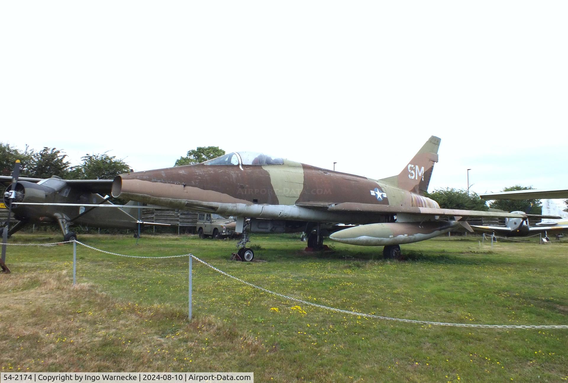 54-2174, North American F-100D  Super Sabre C/N 223-54, North American F-100D Super Sabre at the Midlands Air Museum Coventry
