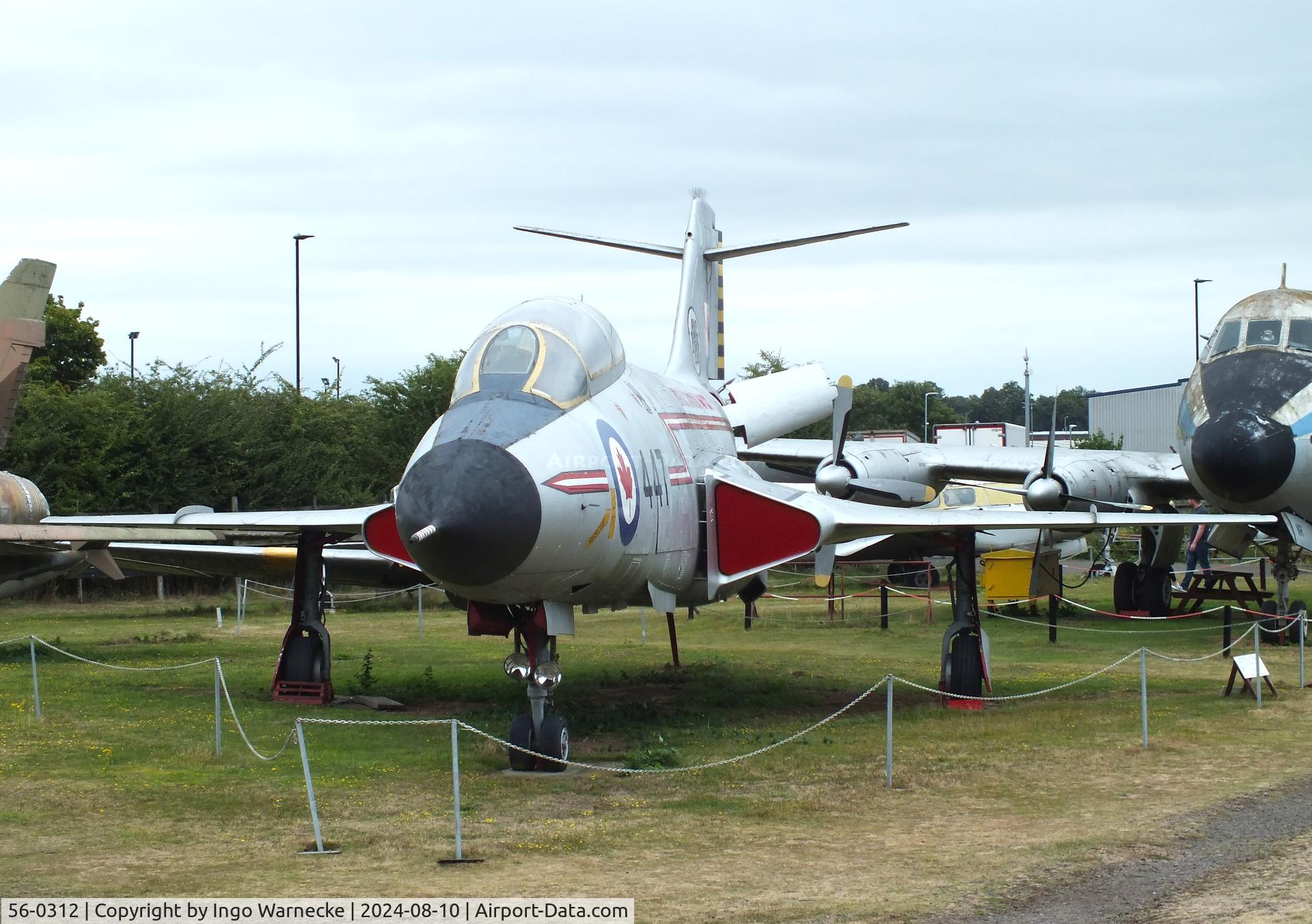 56-0312, 1956 McDonnell F-101B Voodoo C/N 408, McDonnell F-101B Voodoo (now displayed as RCAF 17447) at the Midlands Air Museum Coventry