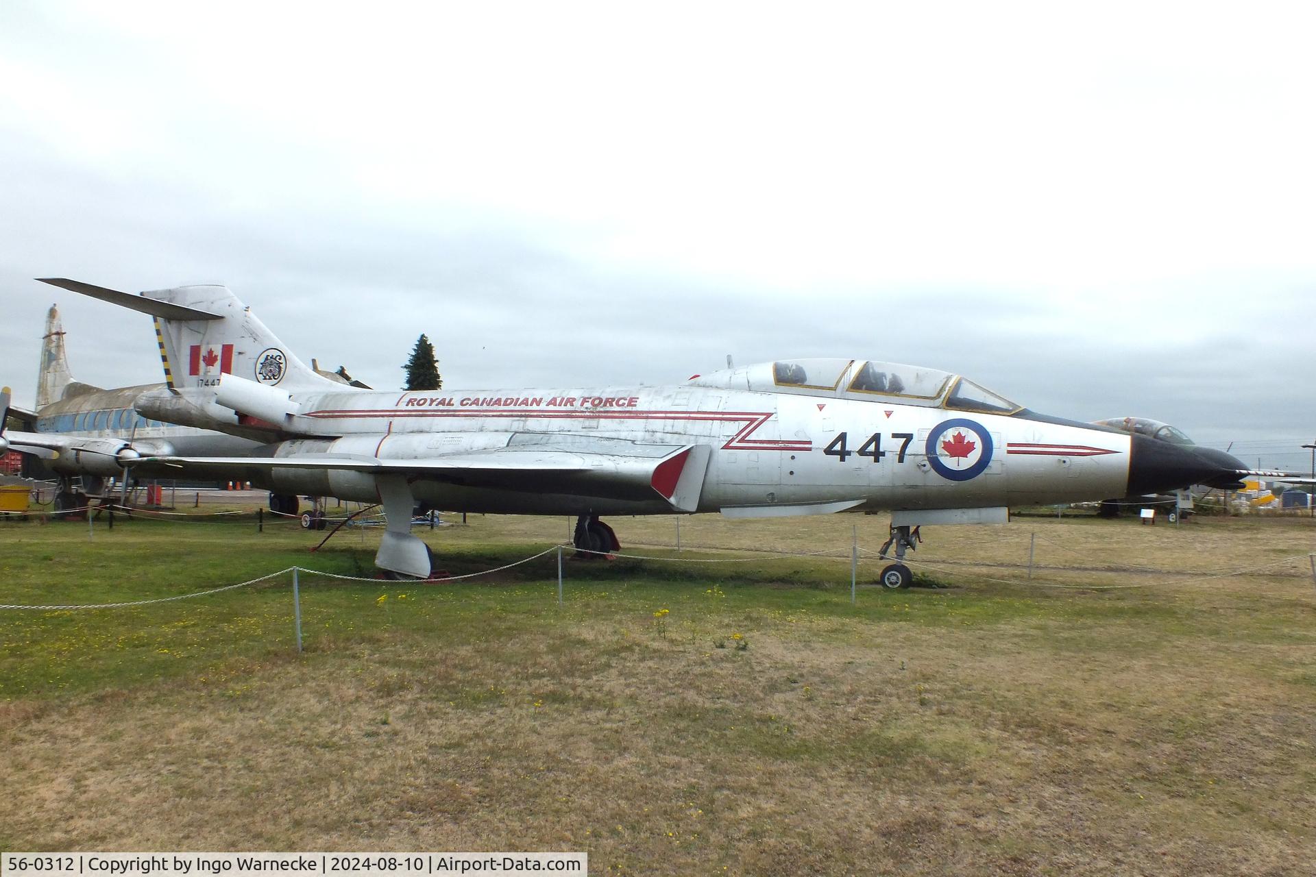 56-0312, 1956 McDonnell F-101B Voodoo C/N 408, McDonnell F-101B Voodoo (now displayed as RCAF 17447) at the Midlands Air Museum Coventry