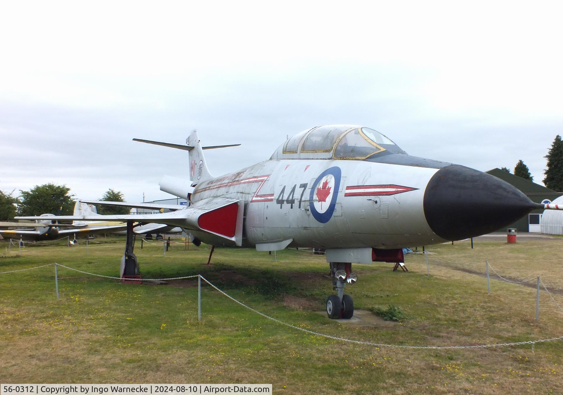 56-0312, 1956 McDonnell F-101B Voodoo C/N 408, McDonnell F-101B Voodoo (now displayed as RCAF 17447) at the Midlands Air Museum Coventry