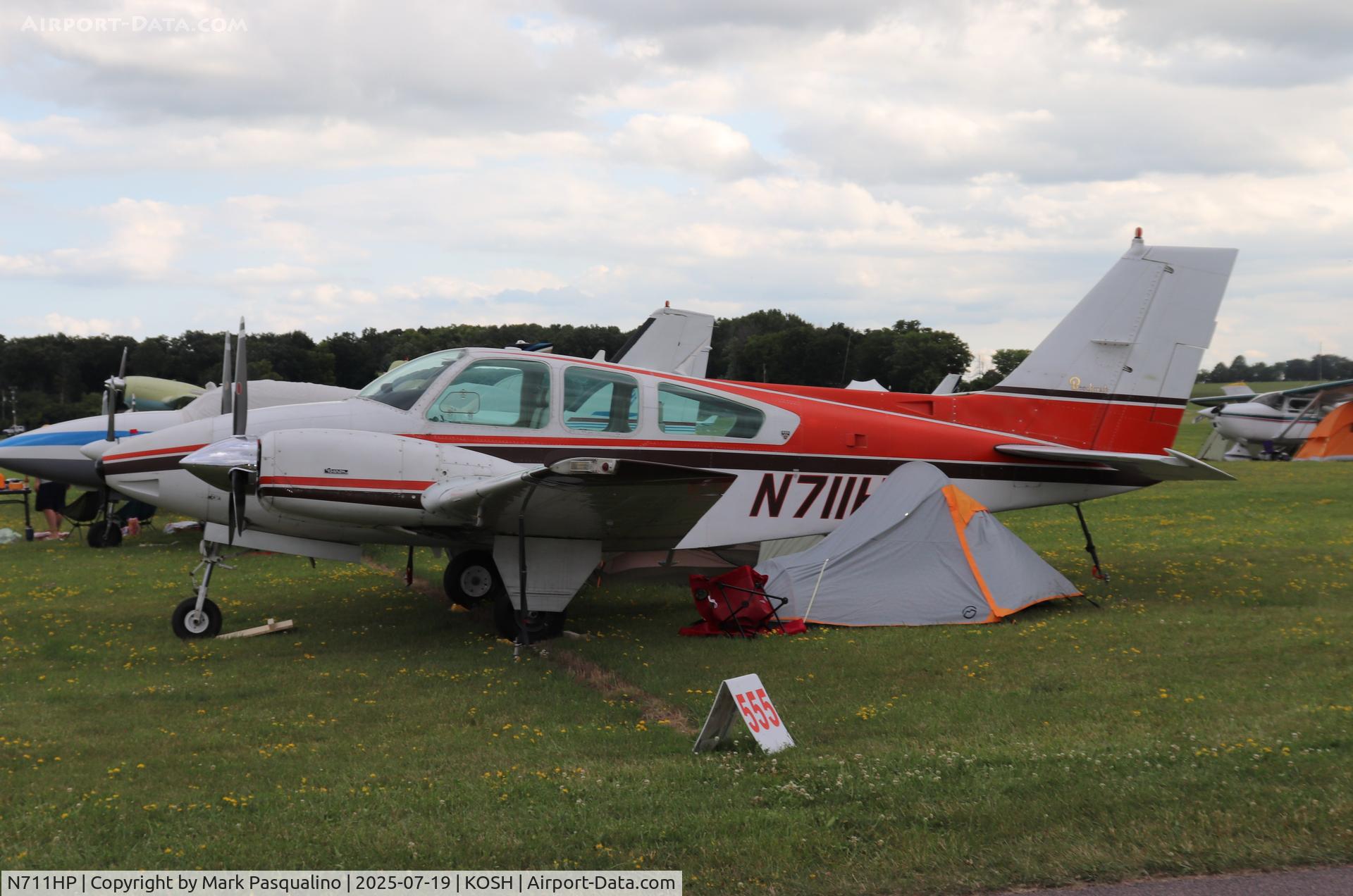 N711HP, 1978 Beech 95-B55 (T42A) Baron C/N TC-2127, Beech B55