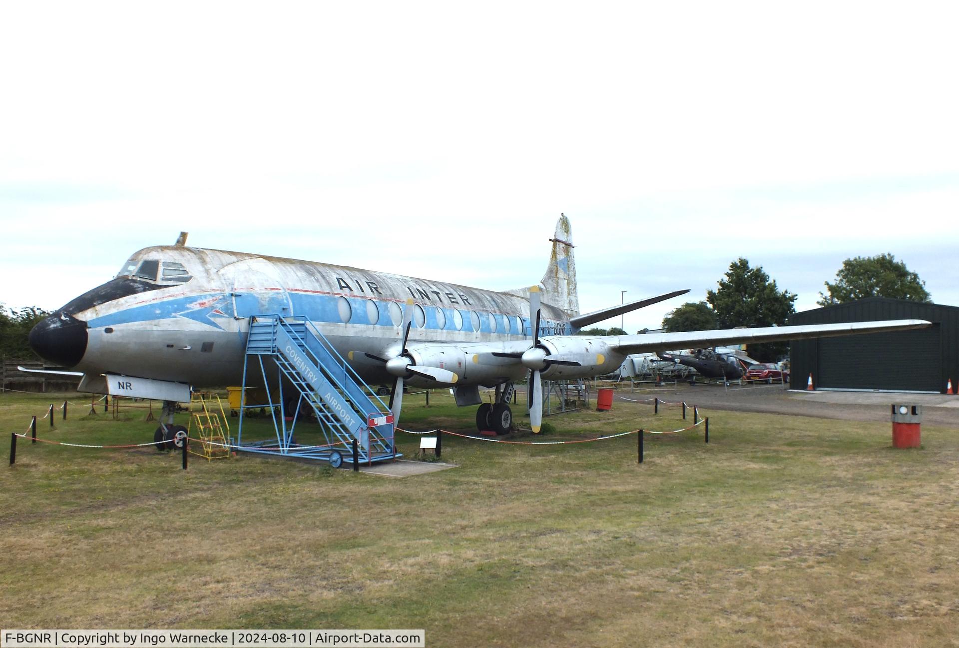 F-BGNR, 1954 Vickers Viscount 708 C/N 35, Vickers Viscount 708 at the Midlands Air Museum Coventry