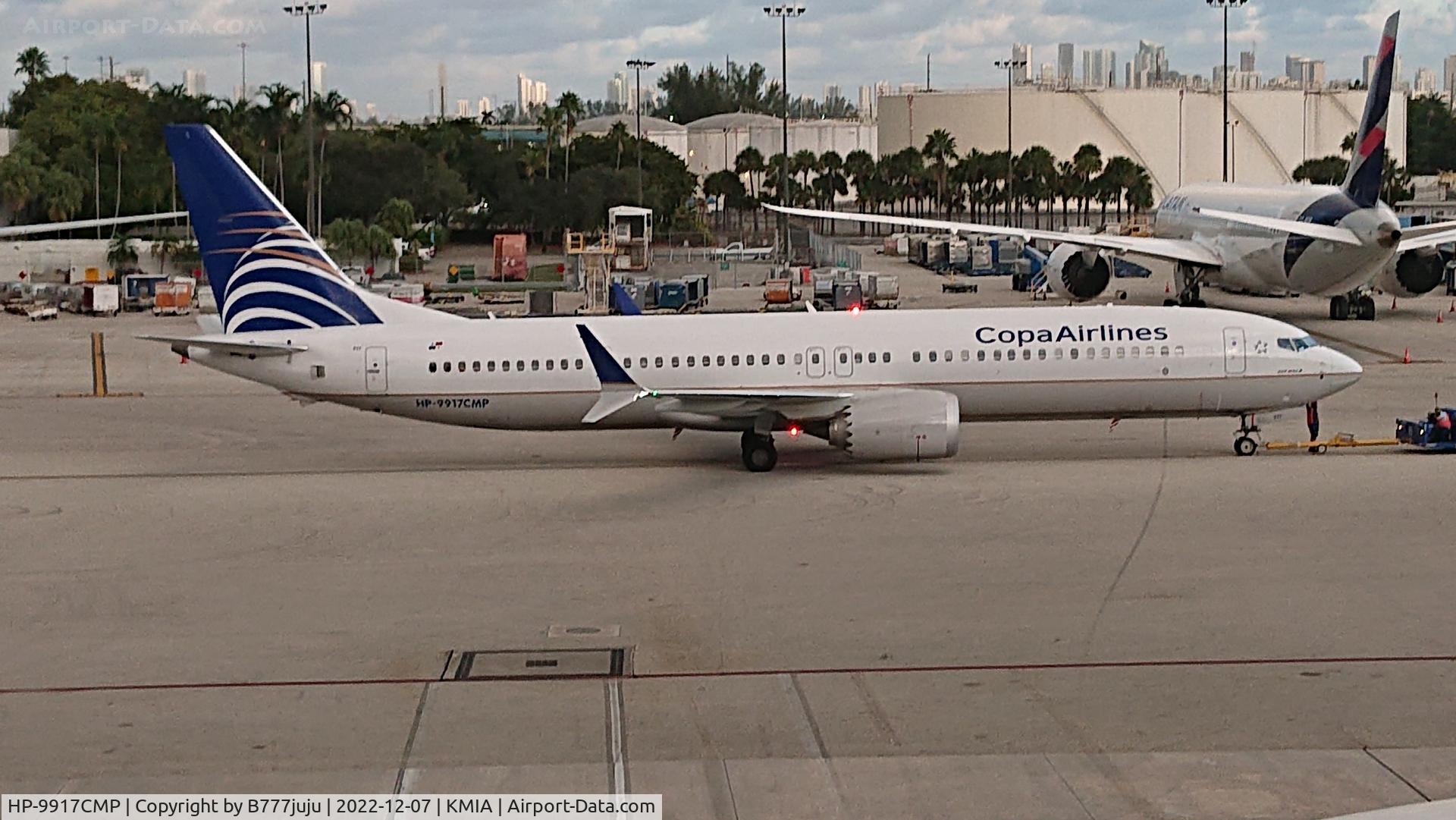 HP-9917CMP, 2022 Boeing 737-9 MAX C/N 44178, at Miami