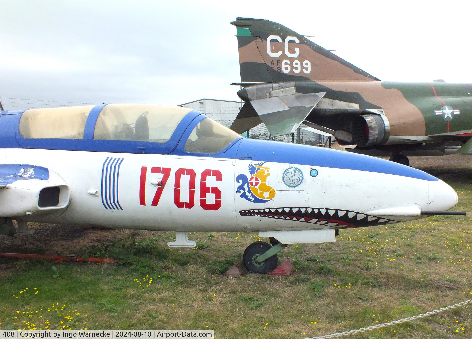 408, PZL-Mielec TS-11 Iskra C/N 1H-0408, PZL-Mielec TS-11bis A Iskra at the Midlands Air Museum Coventry