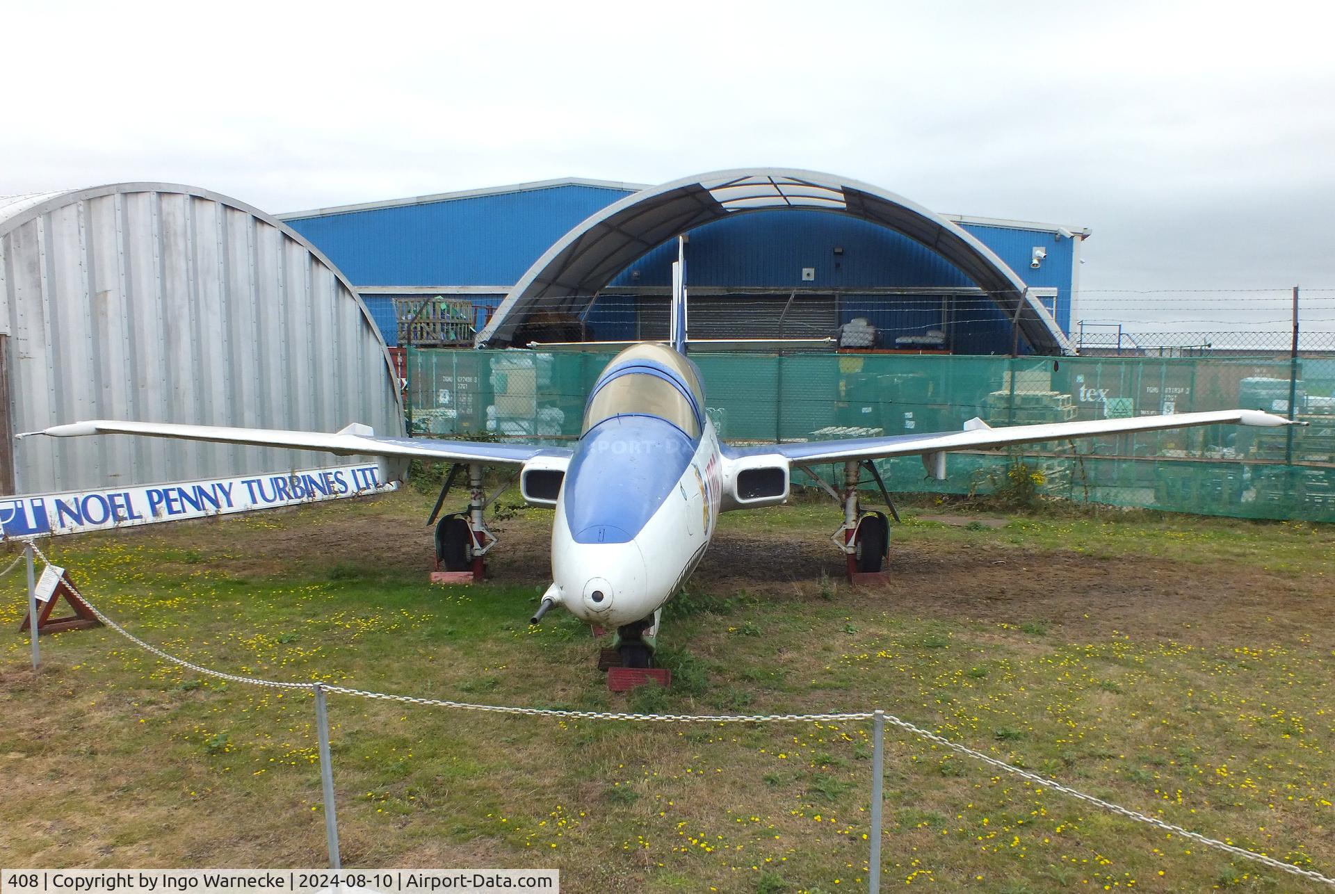 408, PZL-Mielec TS-11 Iskra C/N 1H-0408, PZL-Mielec TS-11bis A Iskra at the Midlands Air Museum Coventry