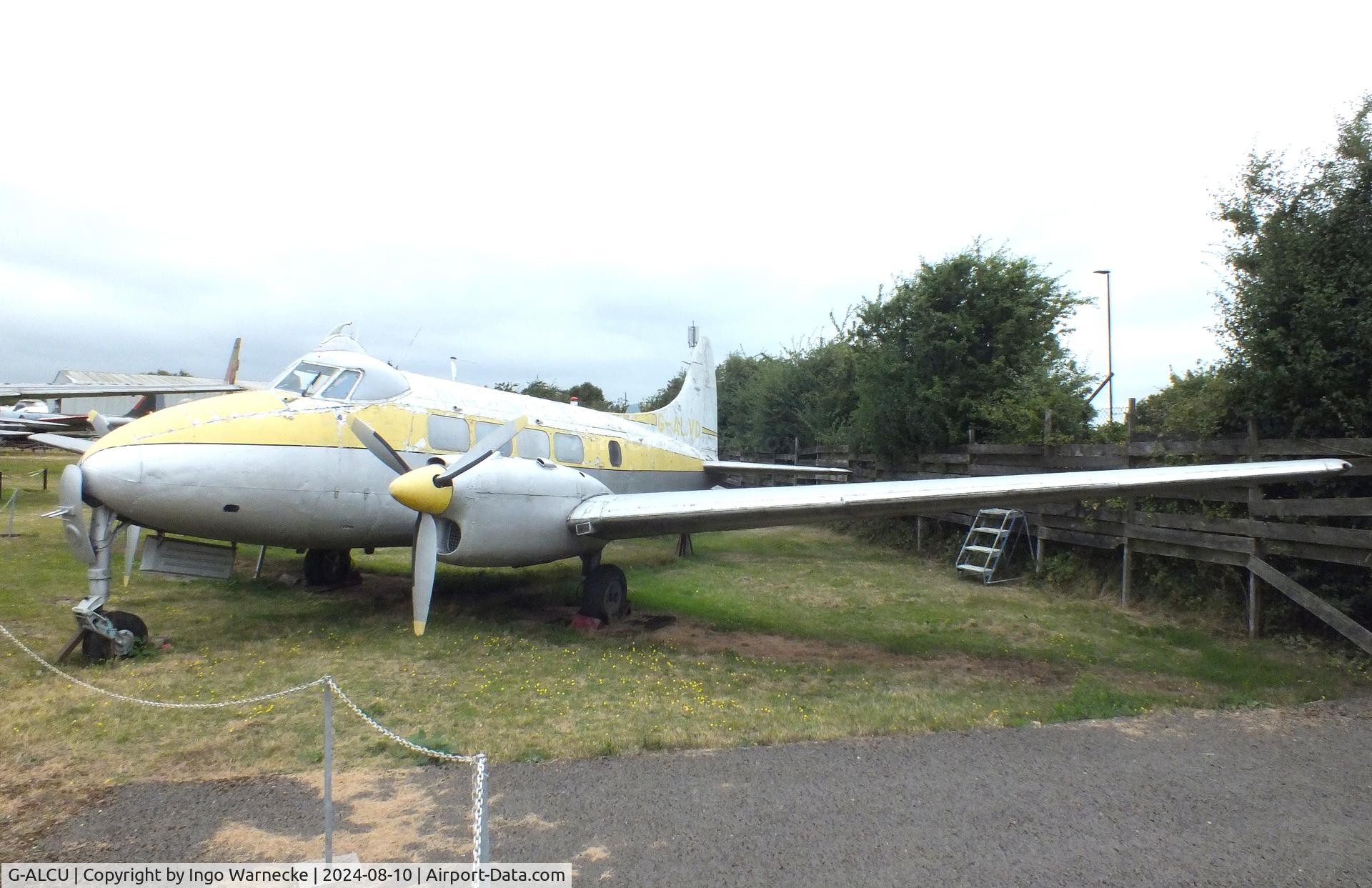 G-ALCU, De Havilland DH-104 Dove 2 C/N 04022, De Havilland D.H.104 Dove 2B (displayed as G-ALVD) at the Midlands Air Museum Coventry