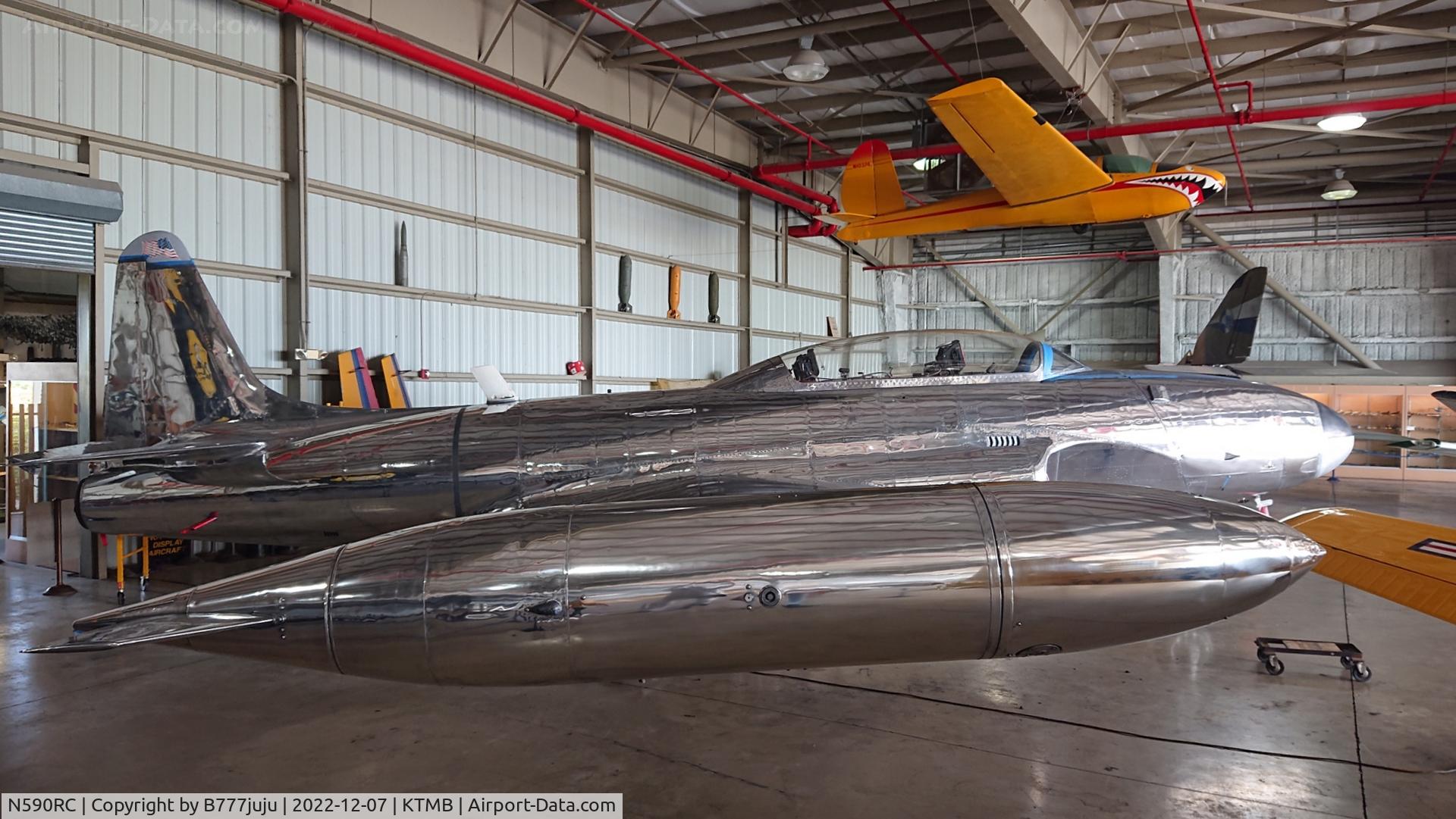 N590RC, 1957 Canadair T-33AN Silver Star 3 C/N T33-590, at Wing Over Miami Museum