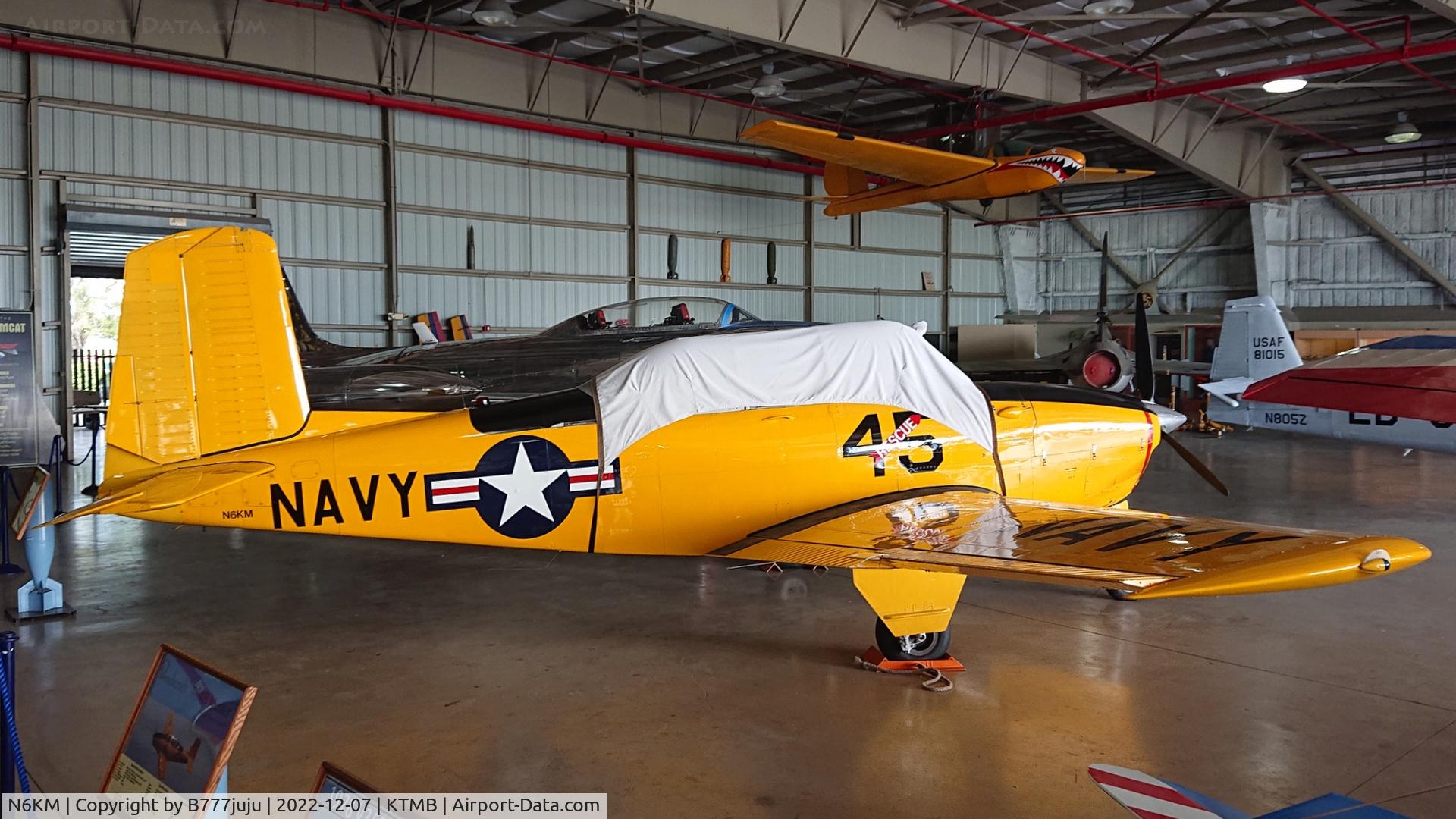 N6KM, 1956 Beech T-34B C/N BG-249, at Wing Over Miami Museum
