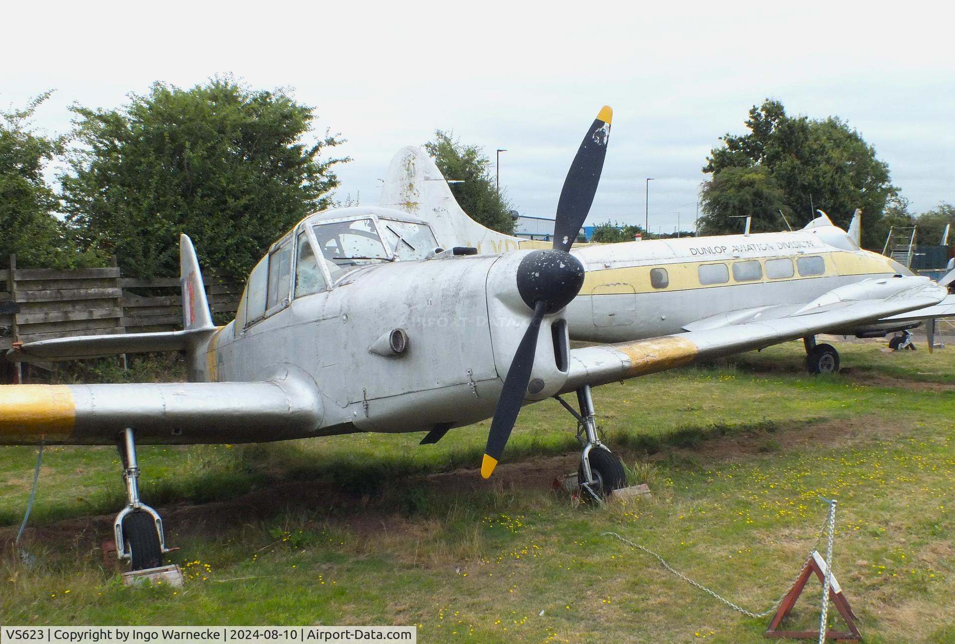 VS623, 1949 Percival P-40 Prentice T1 C/N PAC-238, Percival P.40 Prentice T1 at the Midlands Air Museum Coventry