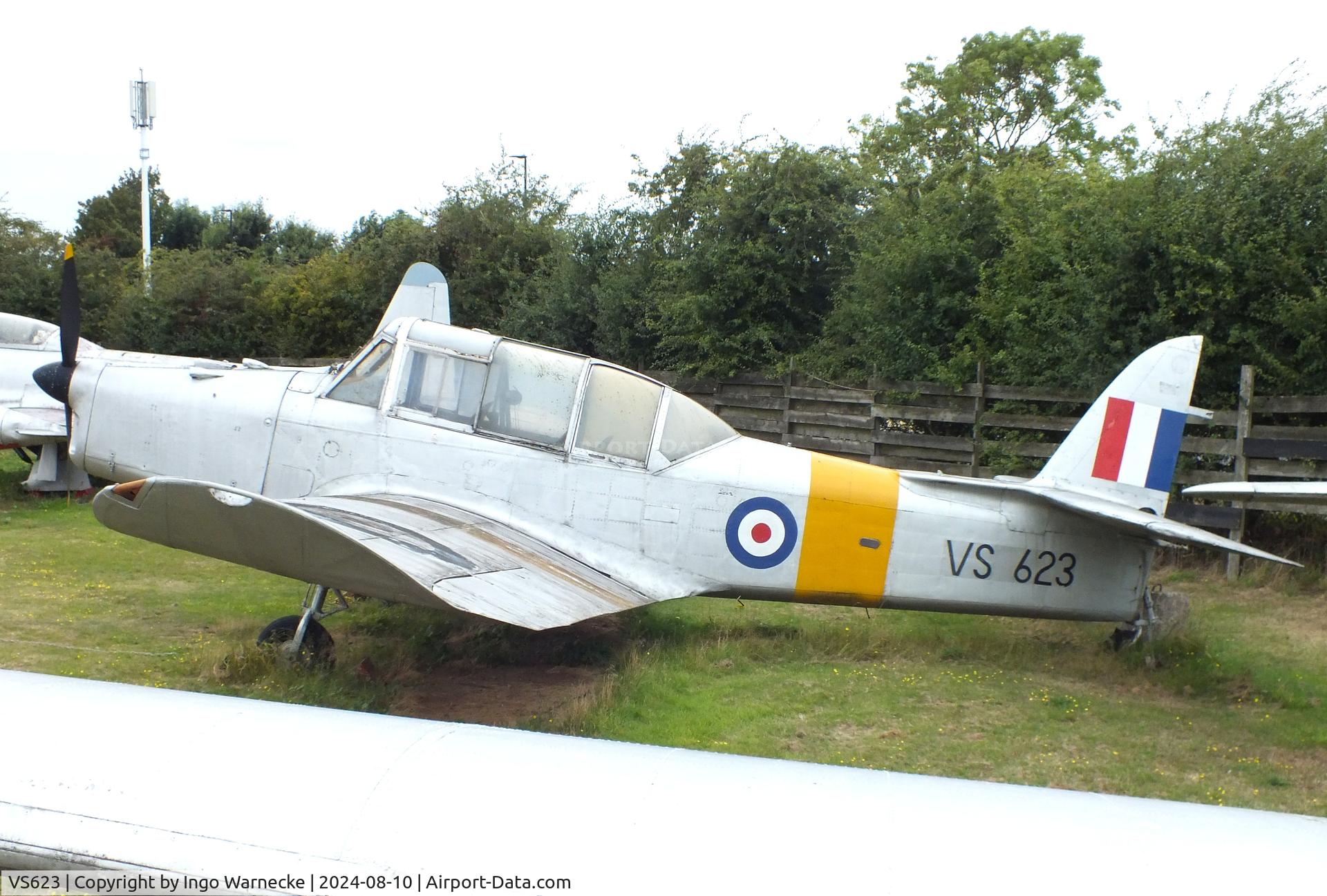 VS623, 1949 Percival P-40 Prentice T1 C/N PAC-238, Percival P.40 Prentice T1 at the Midlands Air Museum Coventry
