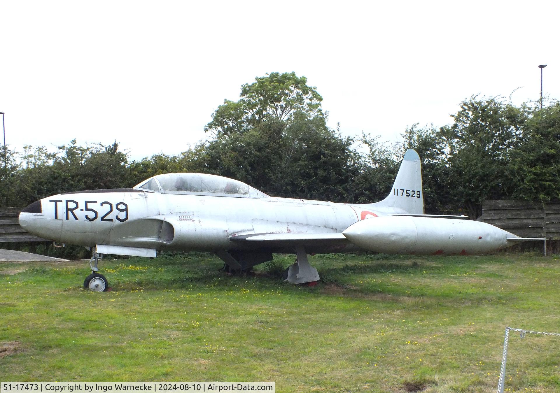 51-17473, 1951 Lockheed T-33A Shooting Star C/N 580-7367, Lockheed T-33A at the Midlands Air Museum Coventry