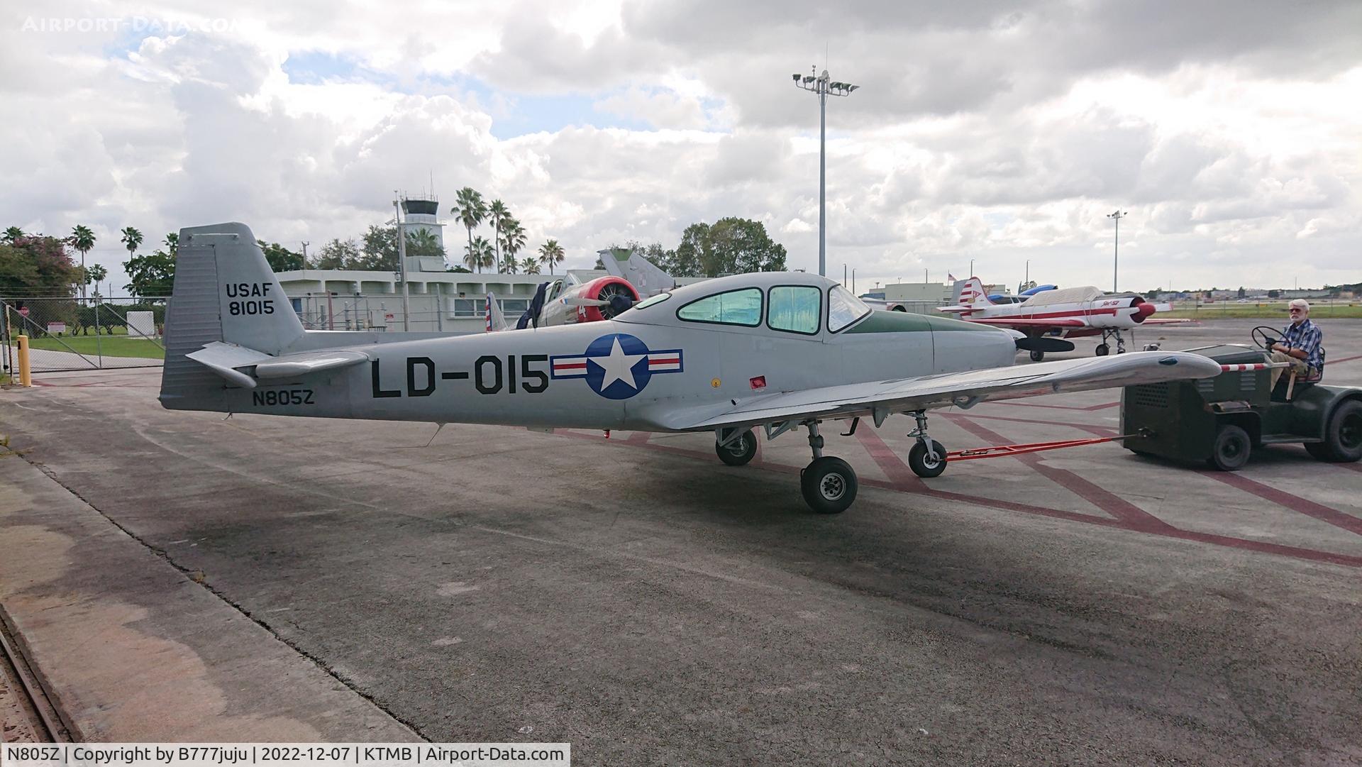 N805Z, 1948 Ryan Navion A C/N NAV-4-1721, at Wing Over Miami Museum