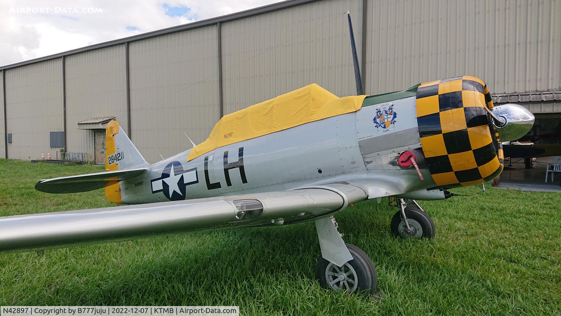 N42897, North American T-6D SNJ5 C/N 42-84211, at Wing Over Miami Museum
