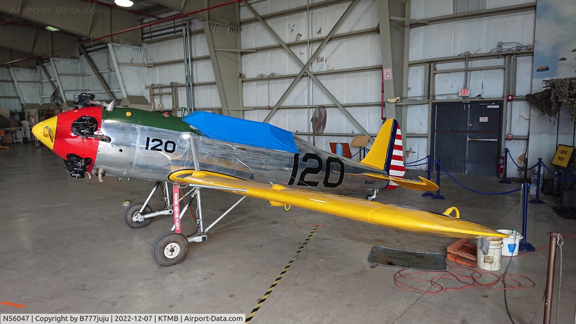 N56047, 1942 Ryan Aeronautical ST3KR C/N 2154, at Wing Over Miami Museum