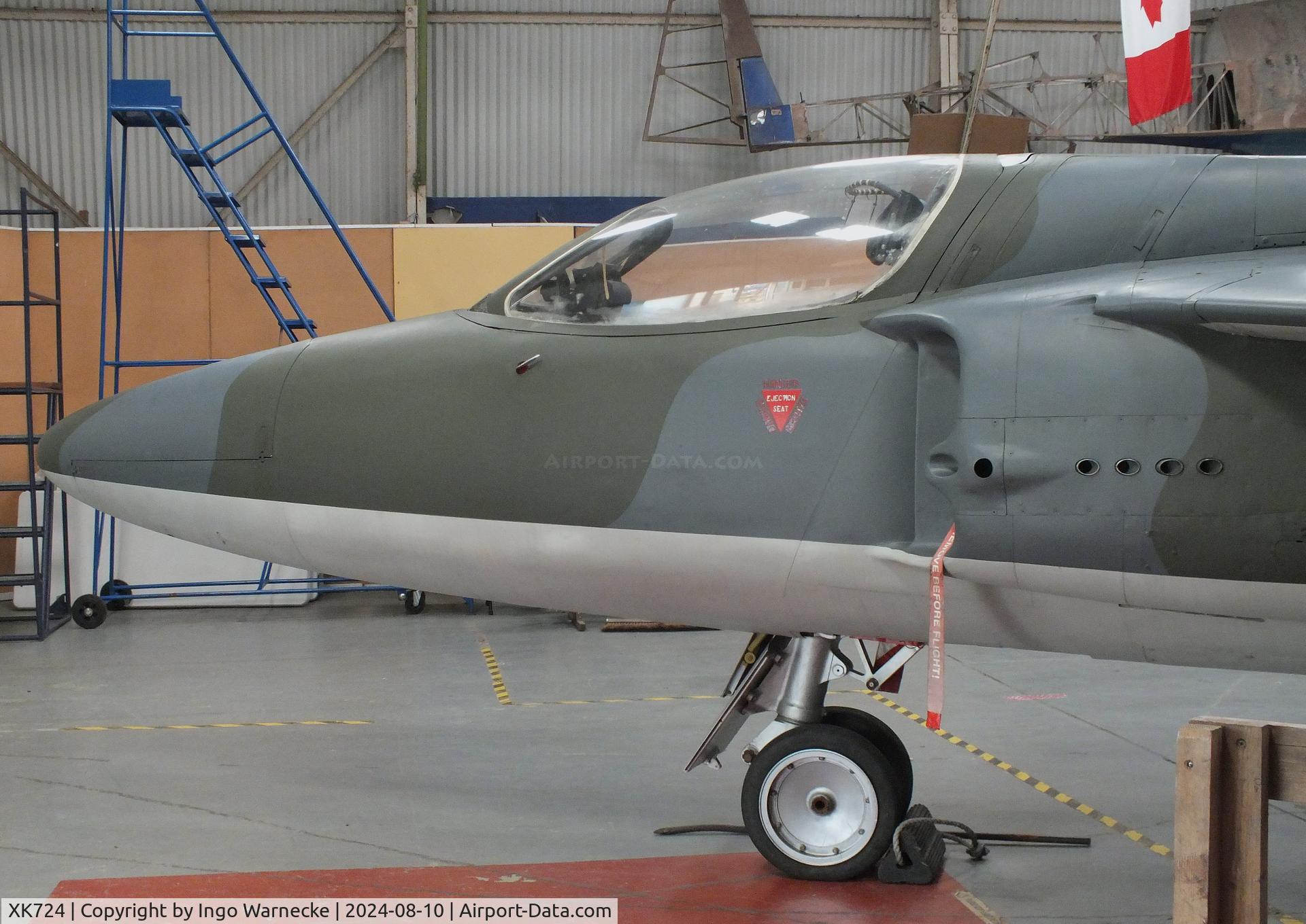 XK724, 1956 Folland Gnat F.1 (Fo-141) C/N FL2, Folland Gnat F1 (Fo-141) at the Midlands Air Museum Coventry