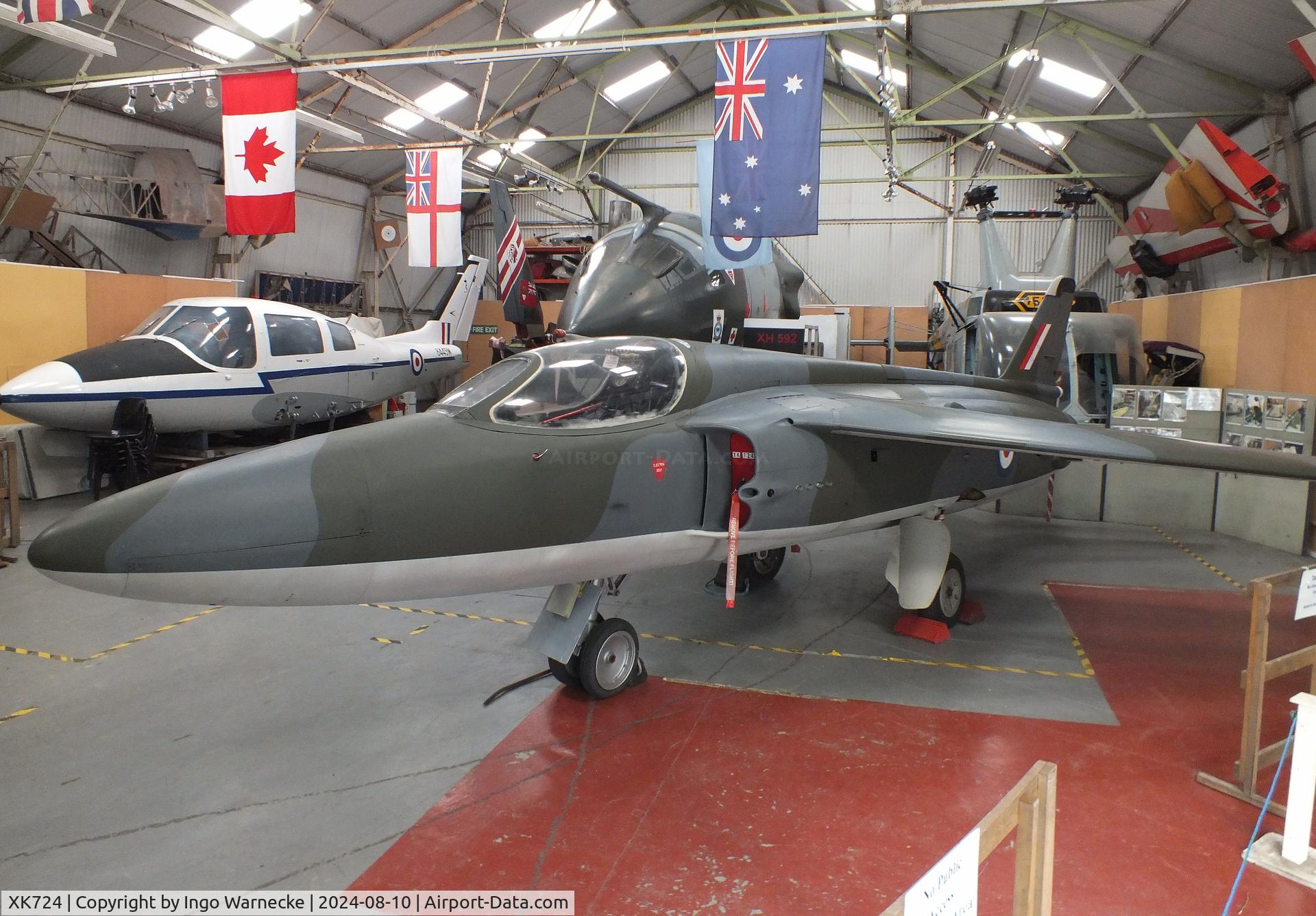 XK724, 1956 Folland Gnat F.1 (Fo-141) C/N FL2, Folland Gnat F1 (Fo-141) at the Midlands Air Museum Coventry