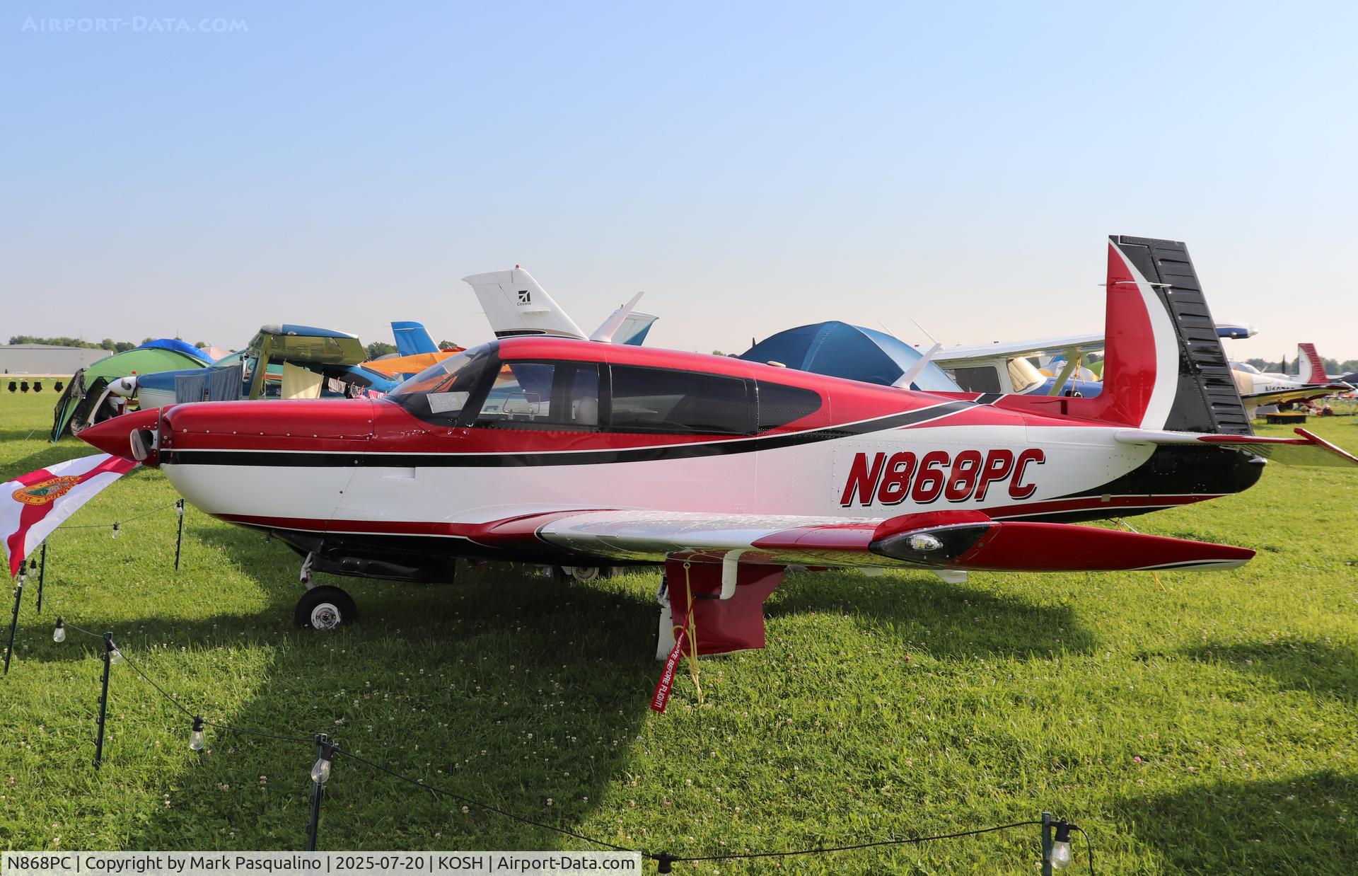 N868PC, 1979 Mooney M20K C/N 25-0033, Mooney M20K