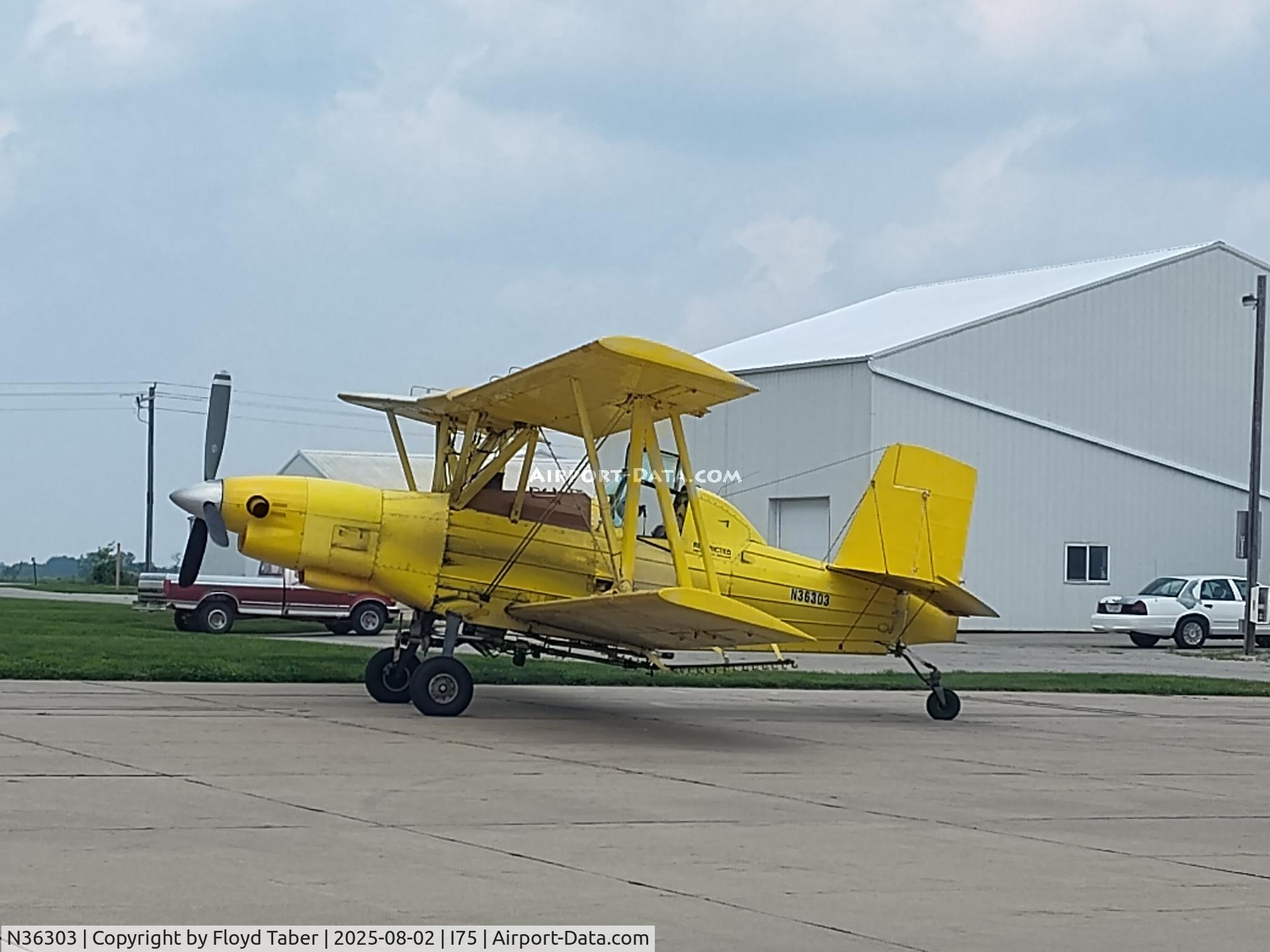 N36303, 1984 Schweizer Aircraft Corp G-164B C/N 761B, AgCat in for spraying operations
