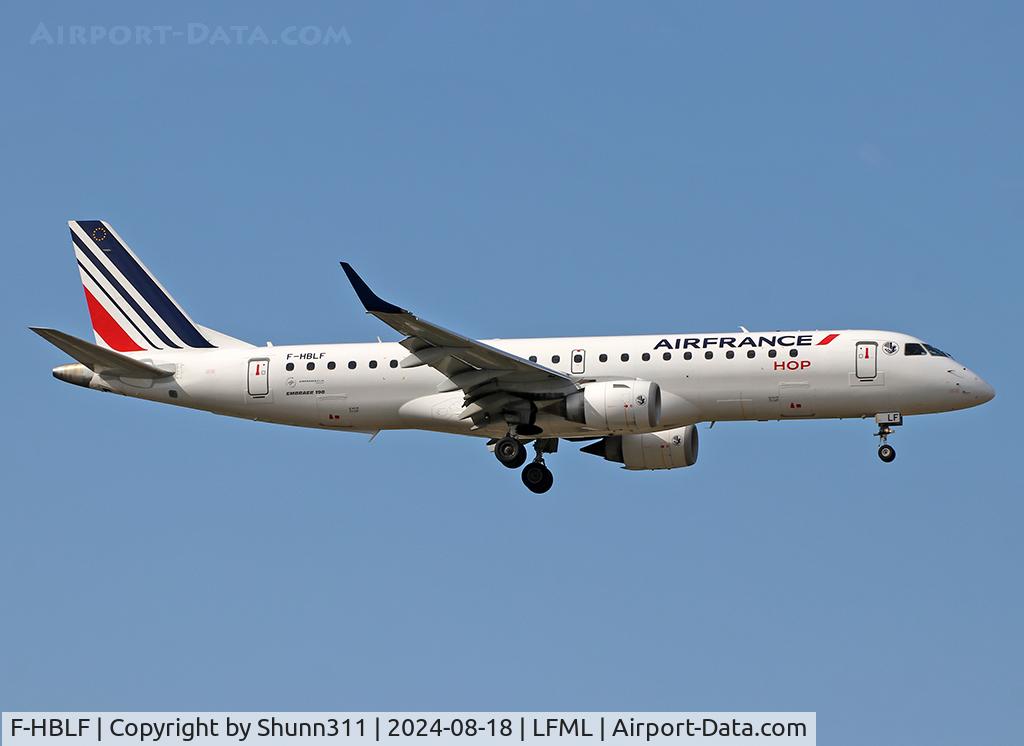 F-HBLF, 2008 Embraer 190AR (ERJ-190-100IGW) C/N 19000158, Landing rwy 31R