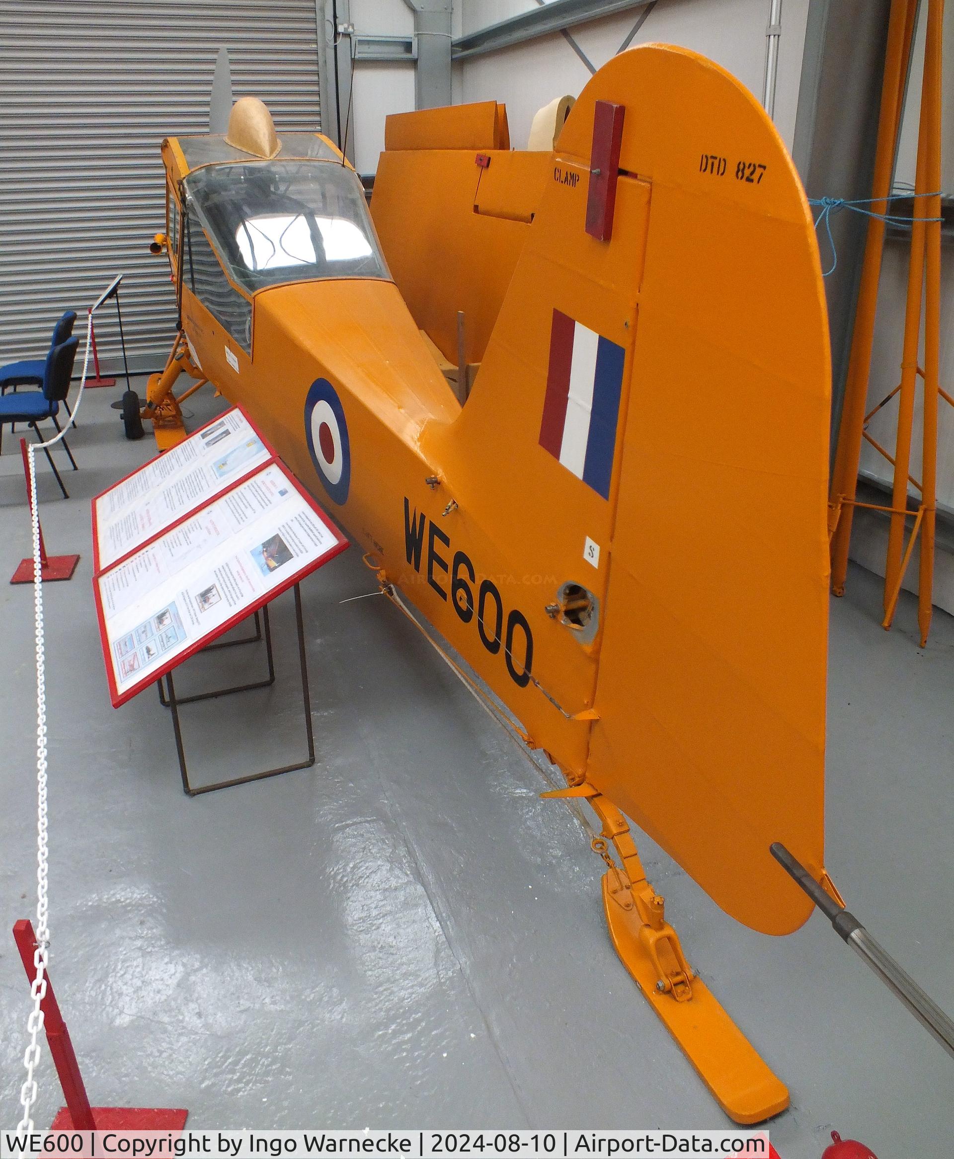 WE600, Auster C-4 Auster T7 Antarctic C/N Not found WE600, Auster C-4 / T7 Antarctic at the Midlands Air Museum Coventry