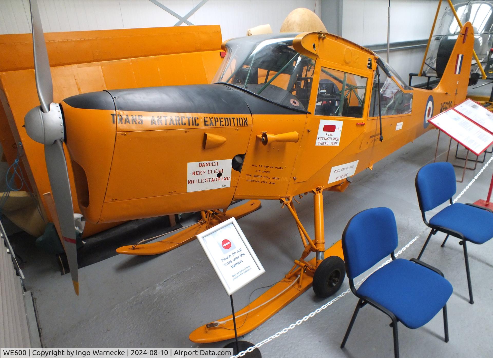 WE600, Auster C-4 Auster T7 Antarctic C/N Not found WE600, Auster C-4 / T7 Antarctic at the Midlands Air Museum Coventry